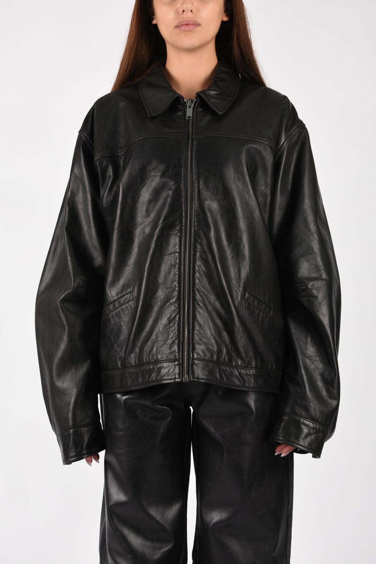 GIUBBINO IN PELLE JOCELYN HEW09131PL008TP
