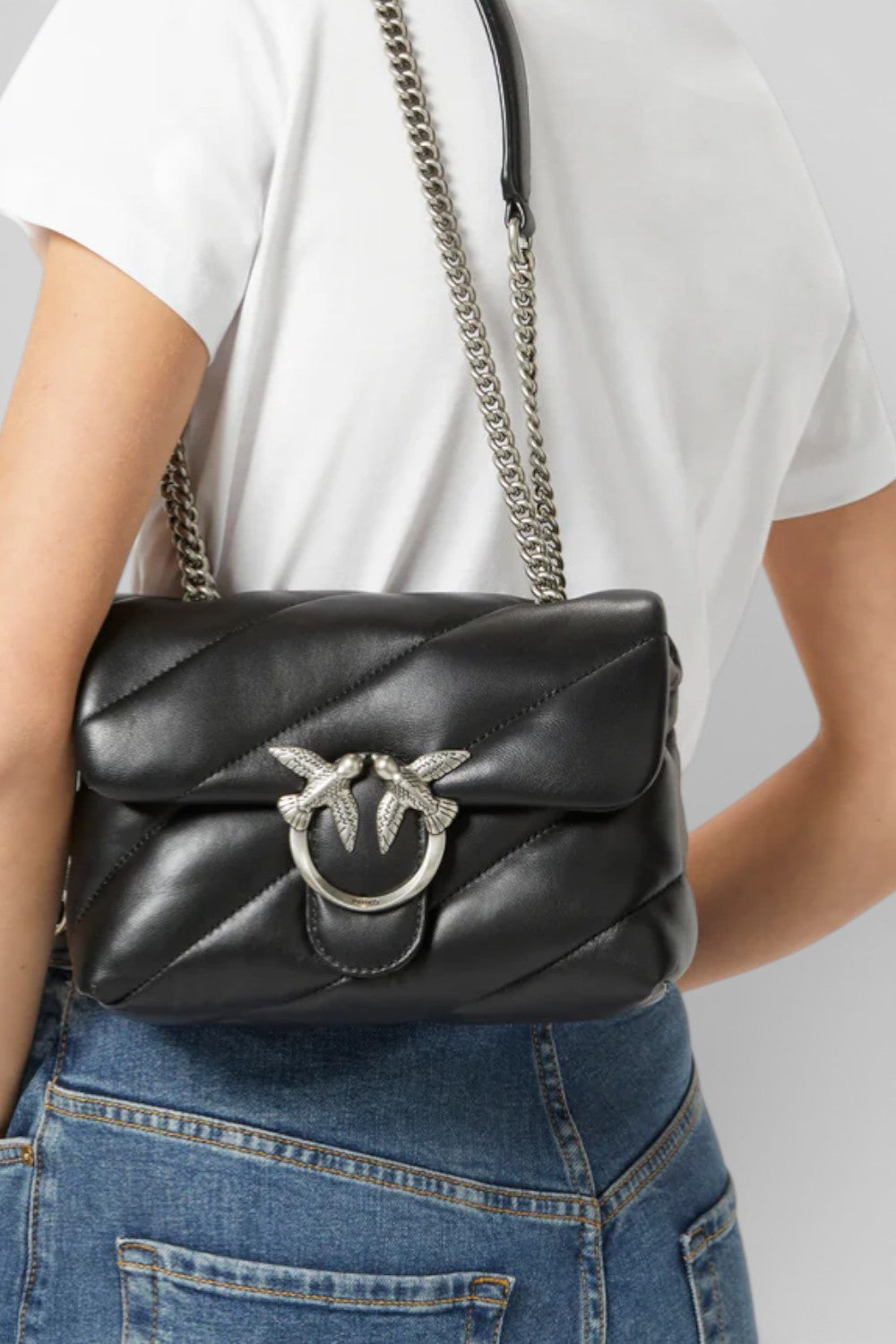 borsa a tracolla love puff mini cl