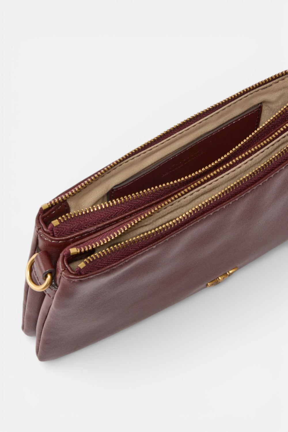 borsa a tracolla double mini vitello