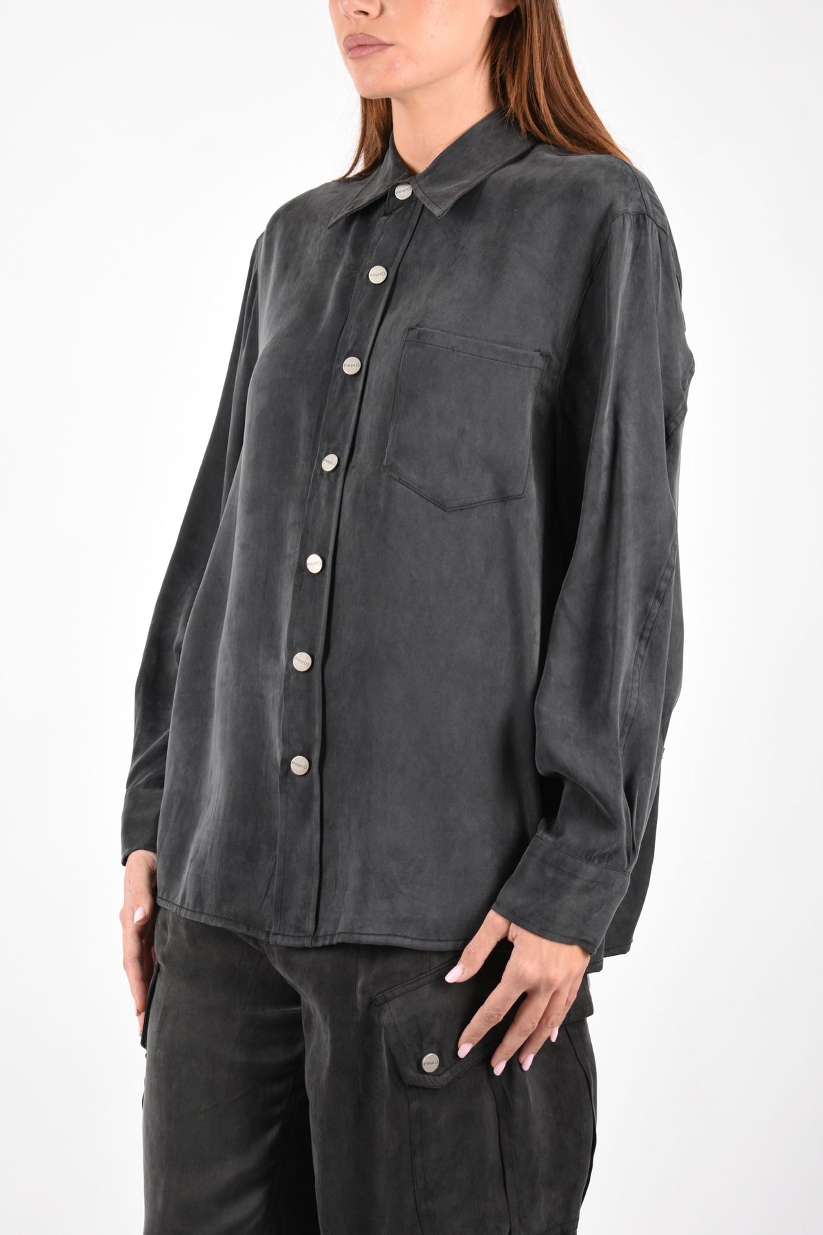 Camicia in twill mano pesca 107169A3F8