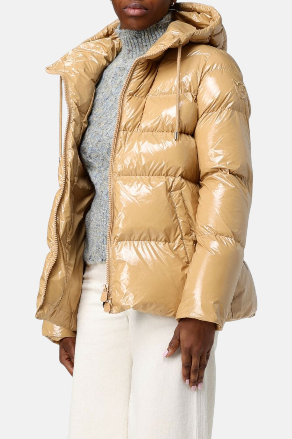 piumino in nylon modello eleodoro