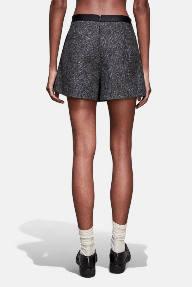 shorts mini in lana