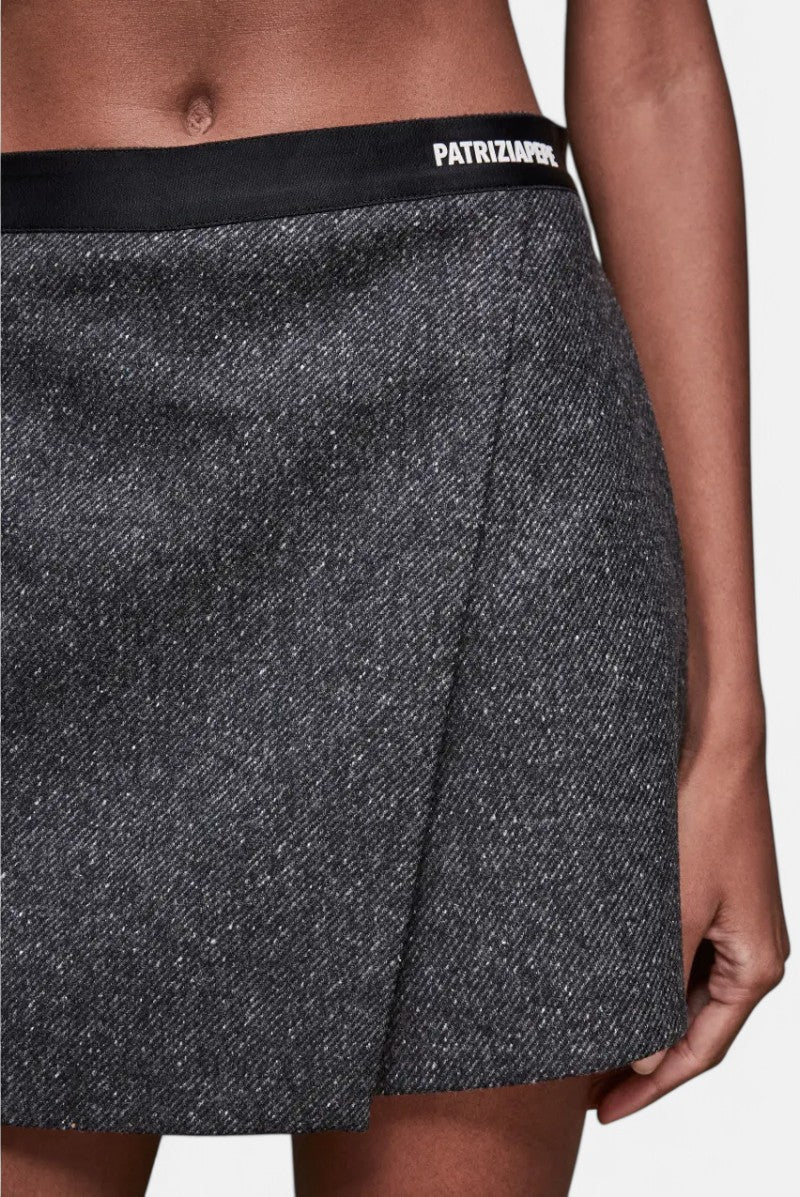 shorts mini in lana