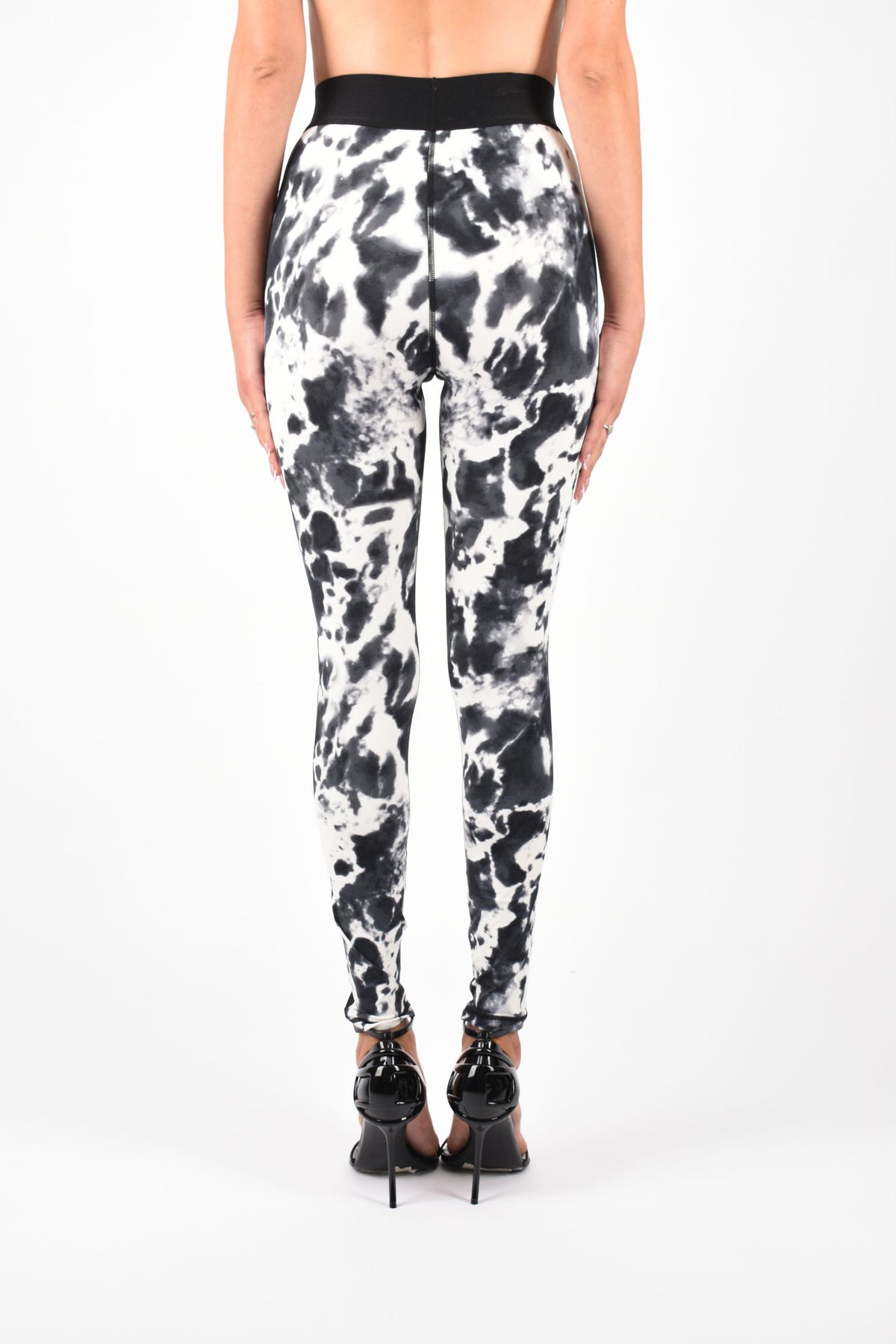 Leggings in microfibra stampata ADELINE D-POP