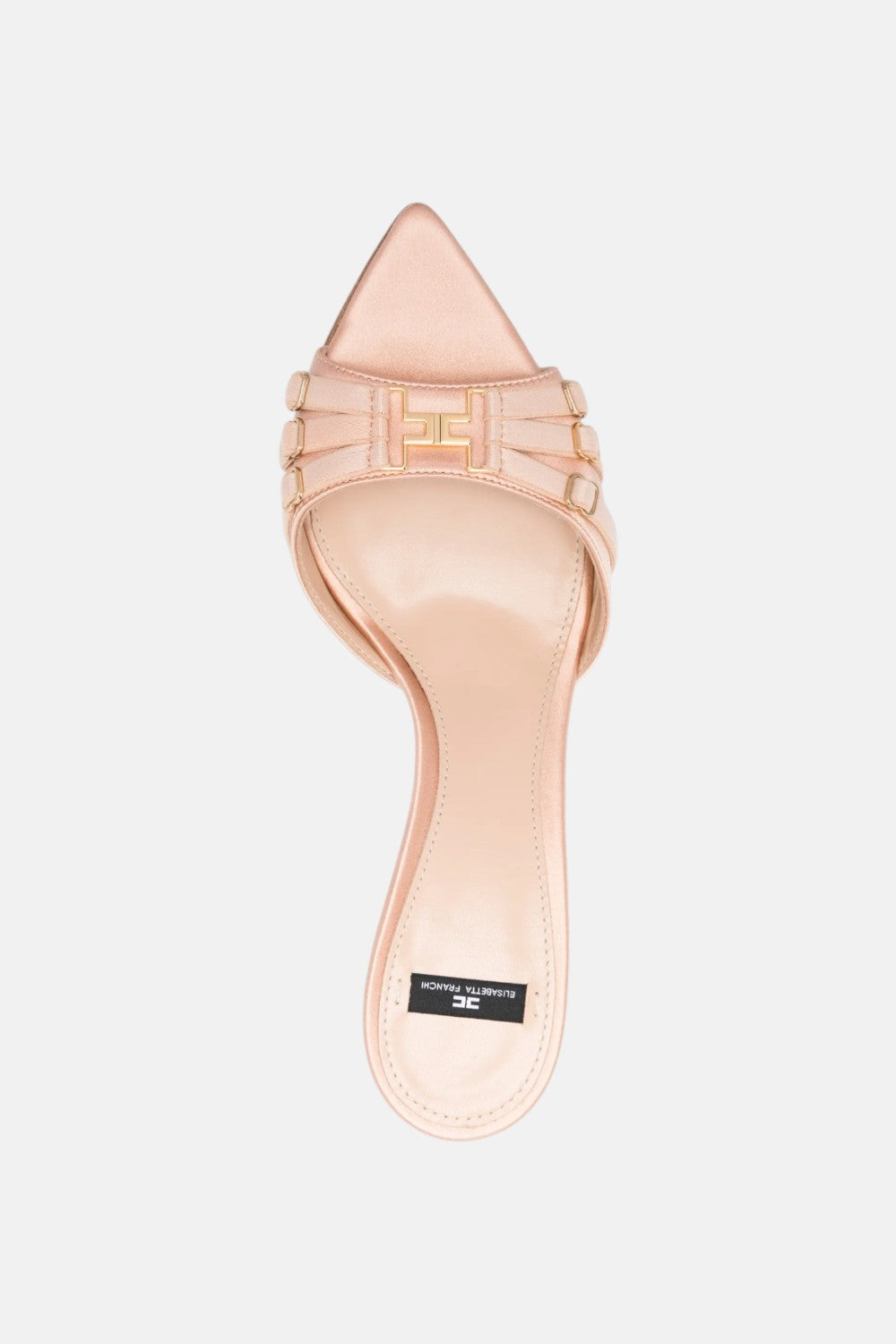 sandali Mules in pelle con cinturini