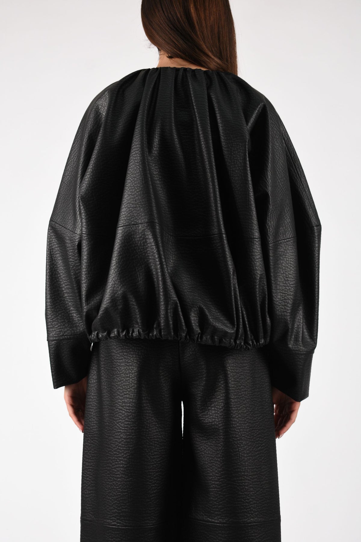 GIACCA BOMBER IN ECOPELLE