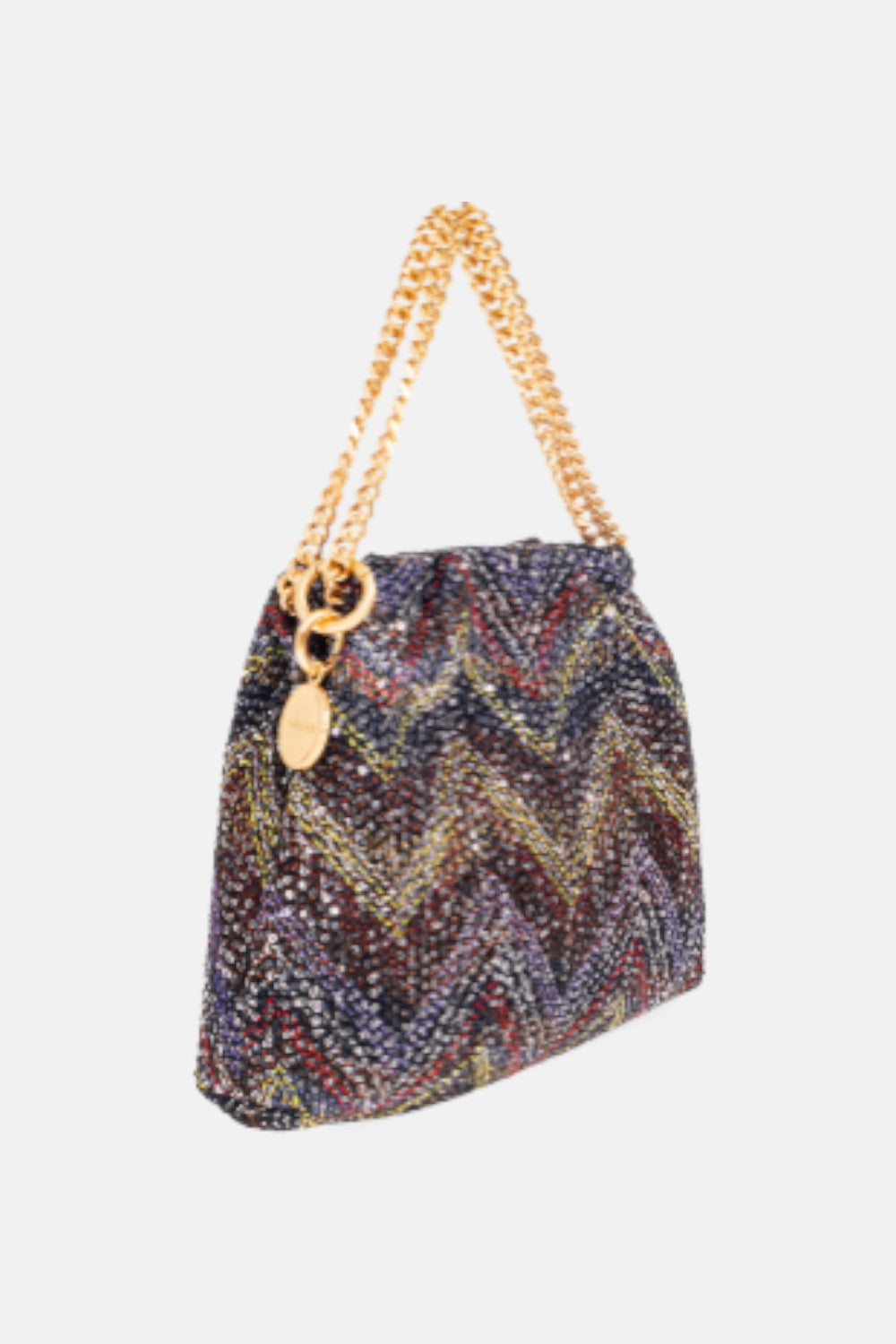 borsa a mano drawstring puoch chain