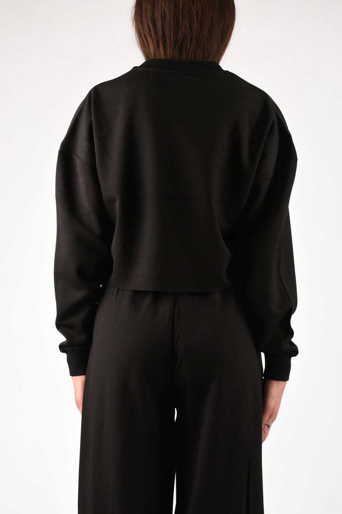 Crop top in scuba leggero stretch BLAKE UTLT A223070TJBU
