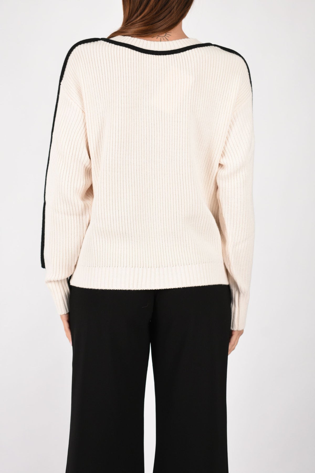 Maglia fluida in misto lana 8K0312KK006