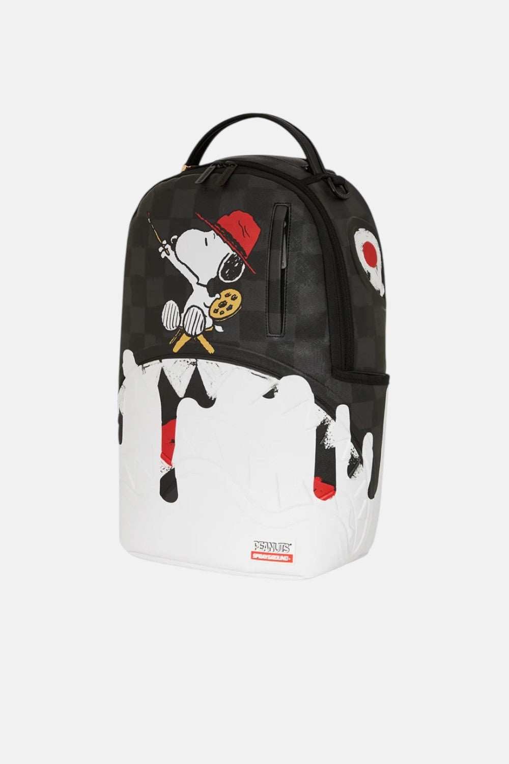 zaino snoopy painting shark