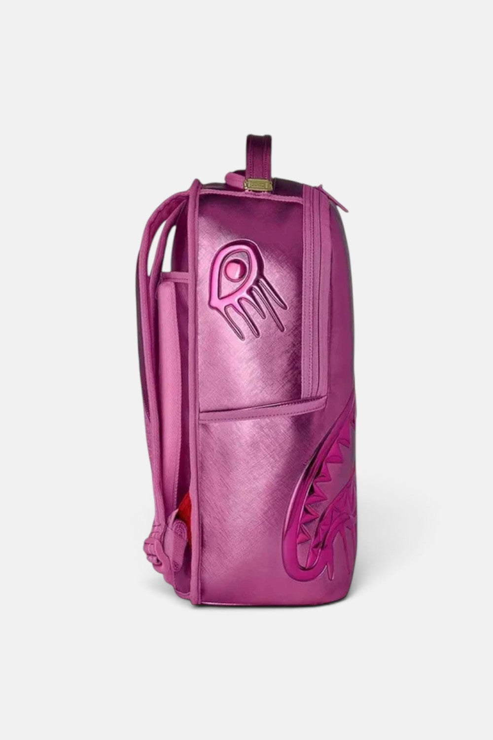 zaino metallic pink drip