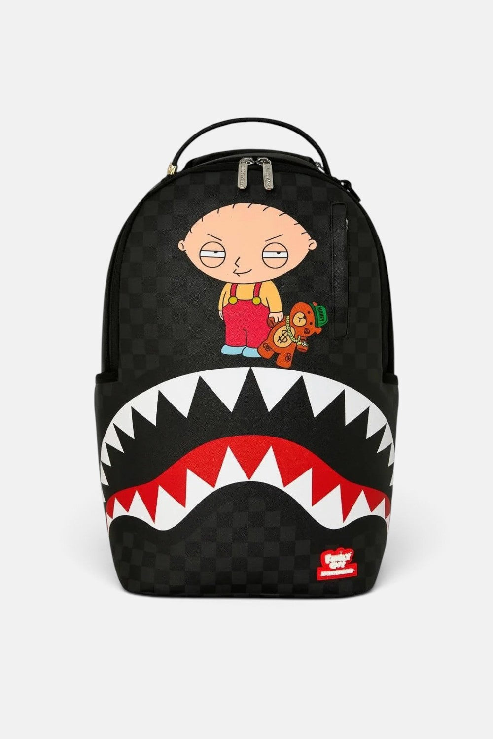 zaino family guy stewie holding bear keychain