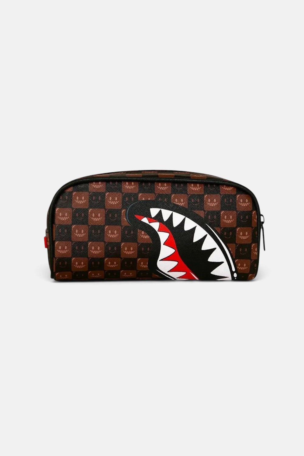 pochette sharks in paris wtf bubble brown check