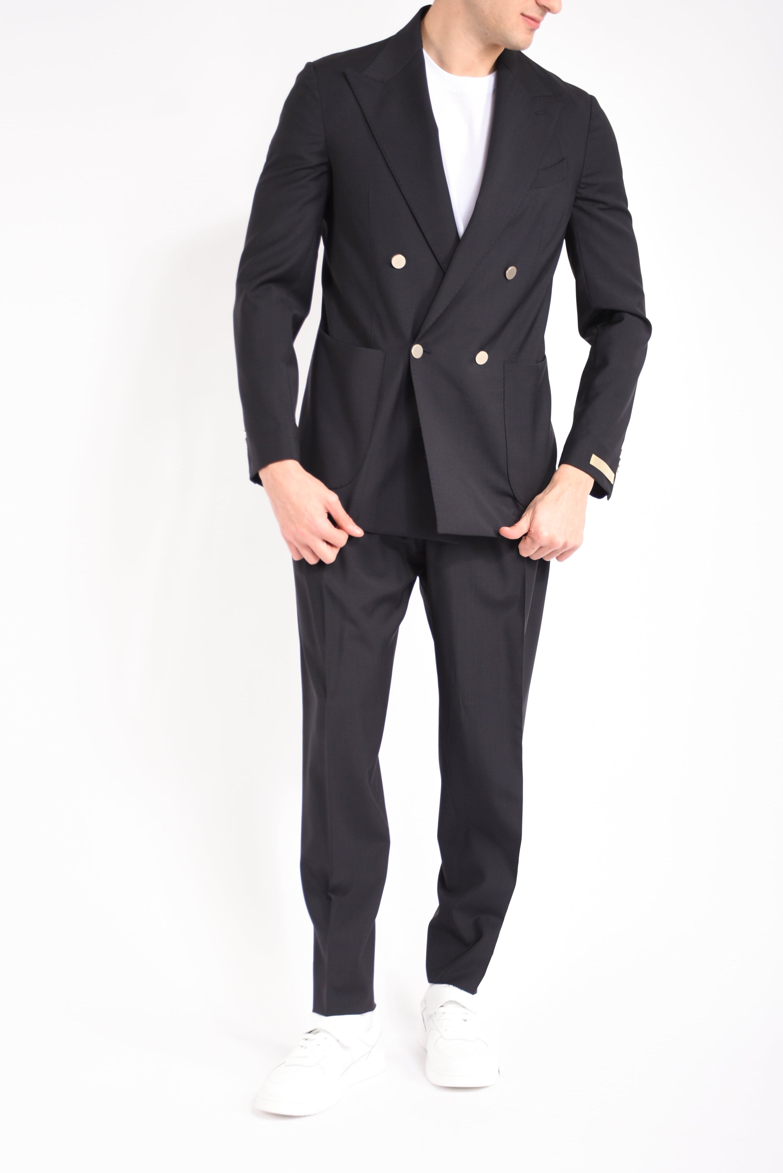 Abito doppiopetto bolgheri in fresco lana