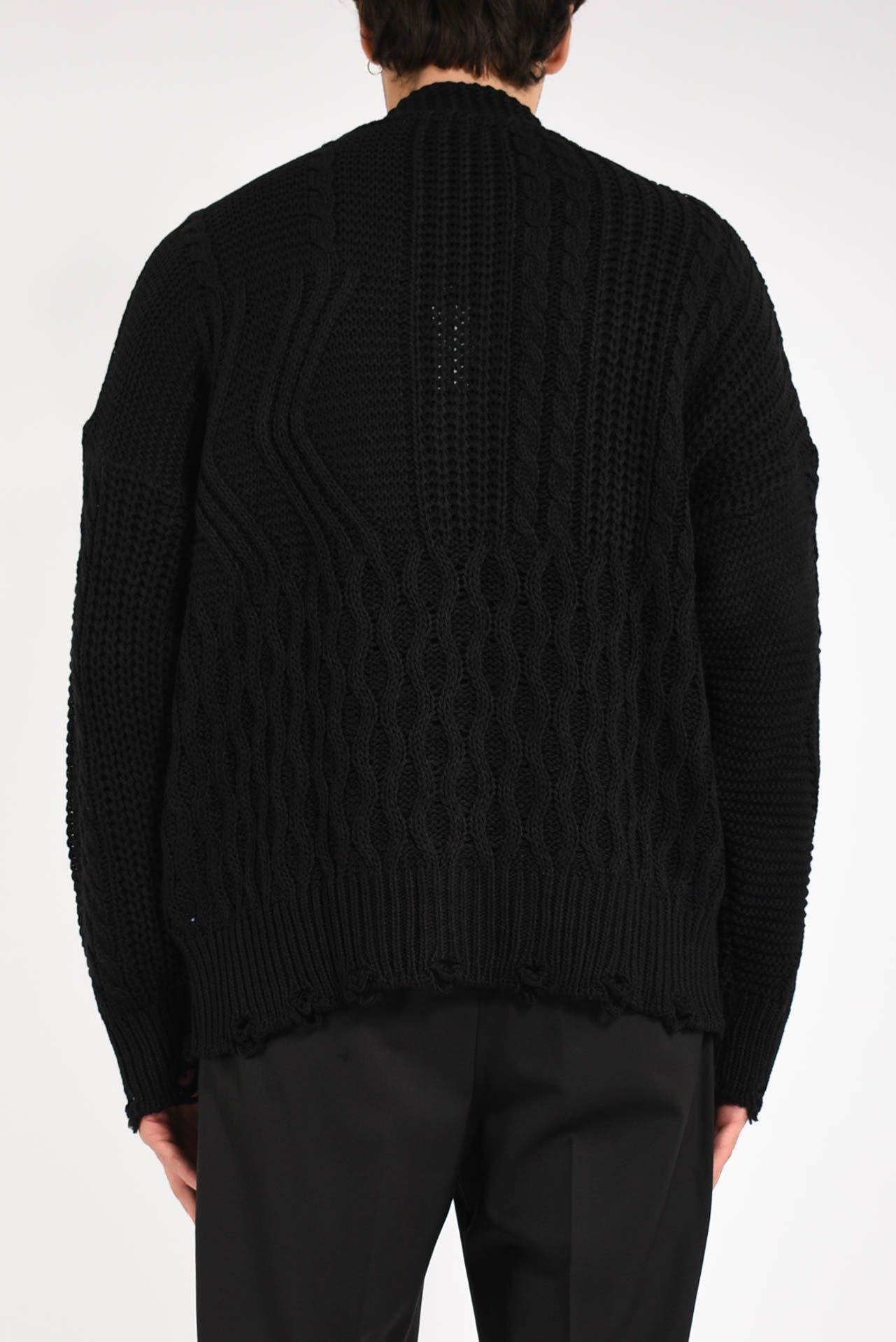 Cardigan in misto lana