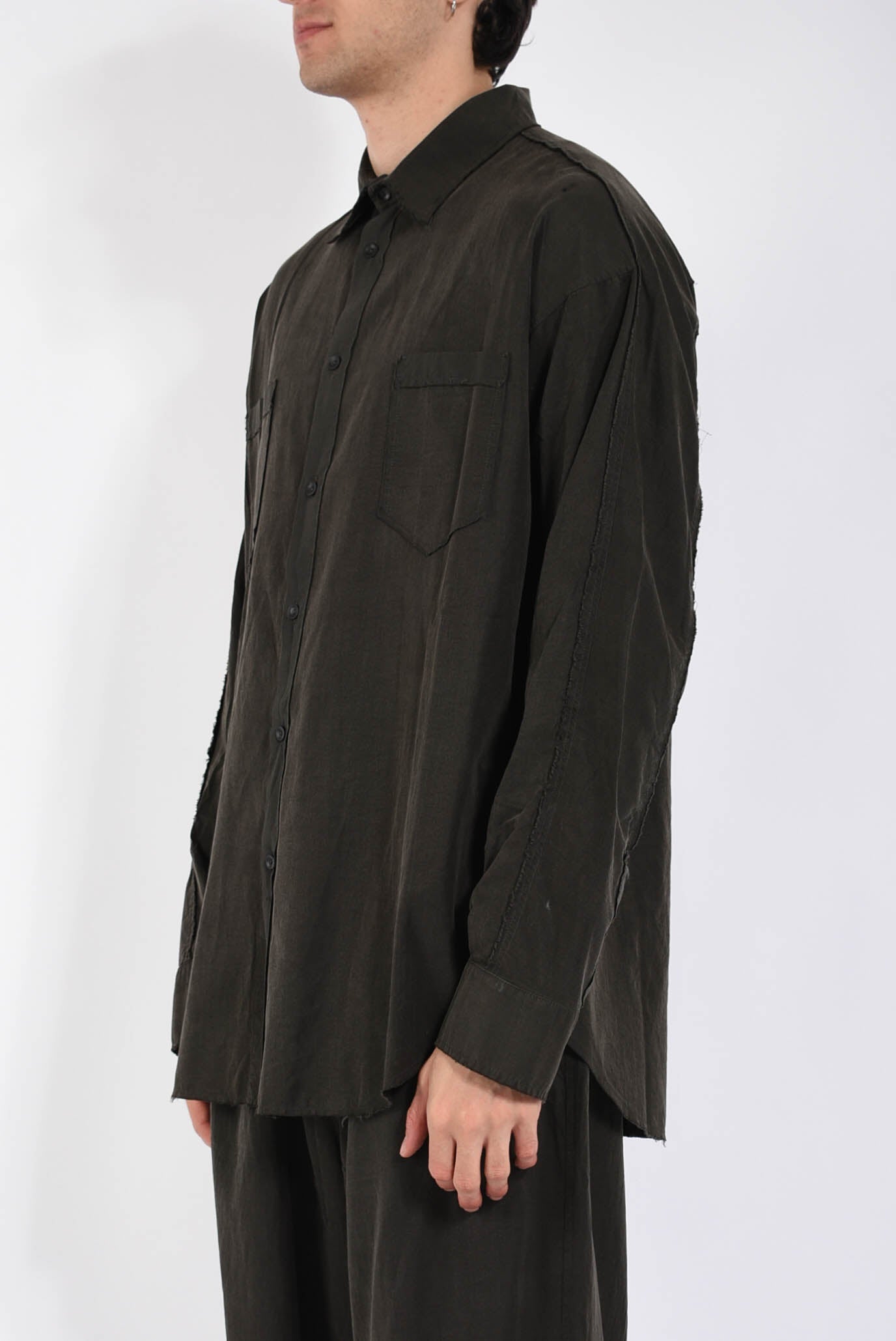 Camicia in cupro
