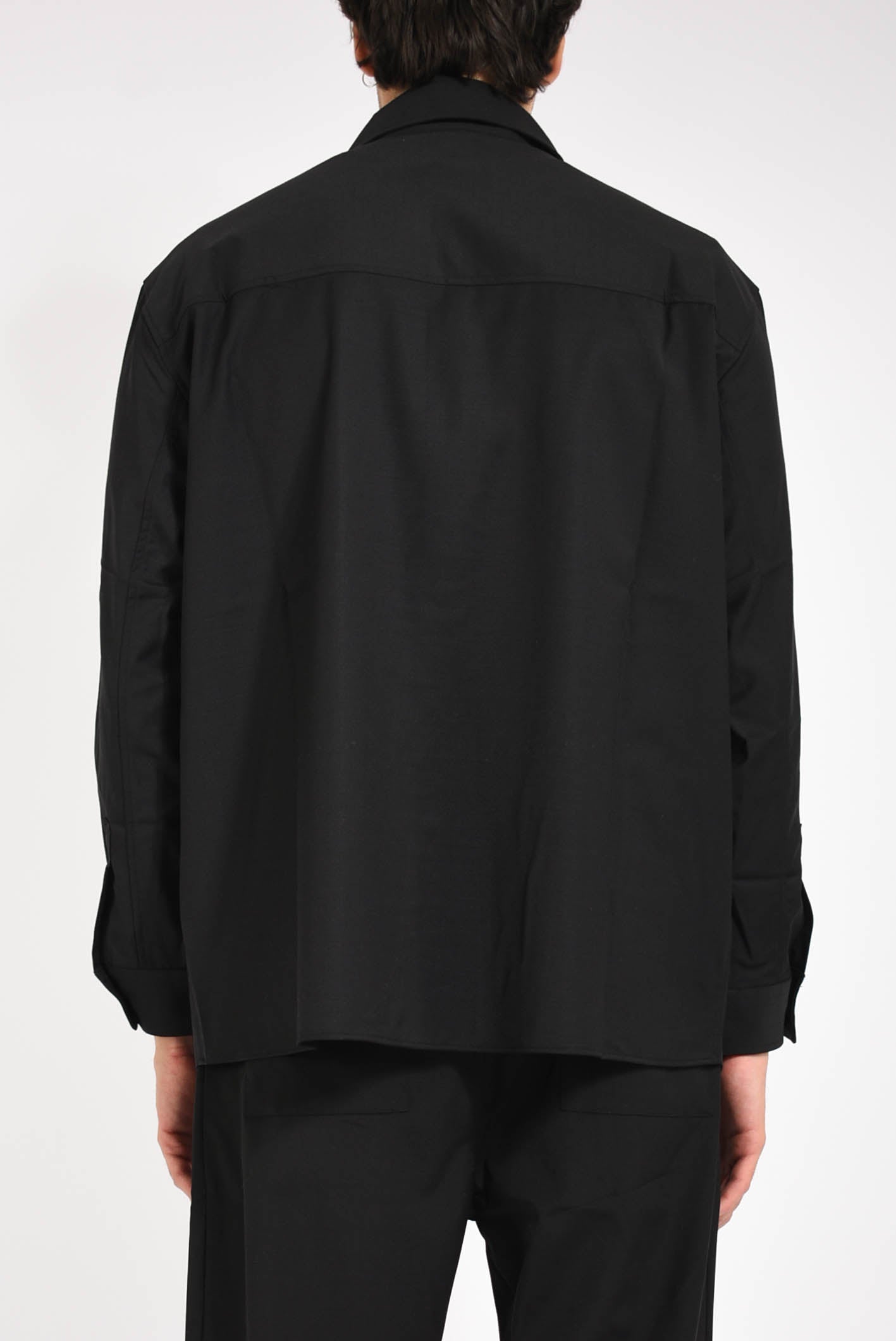 Camicia in misto lana