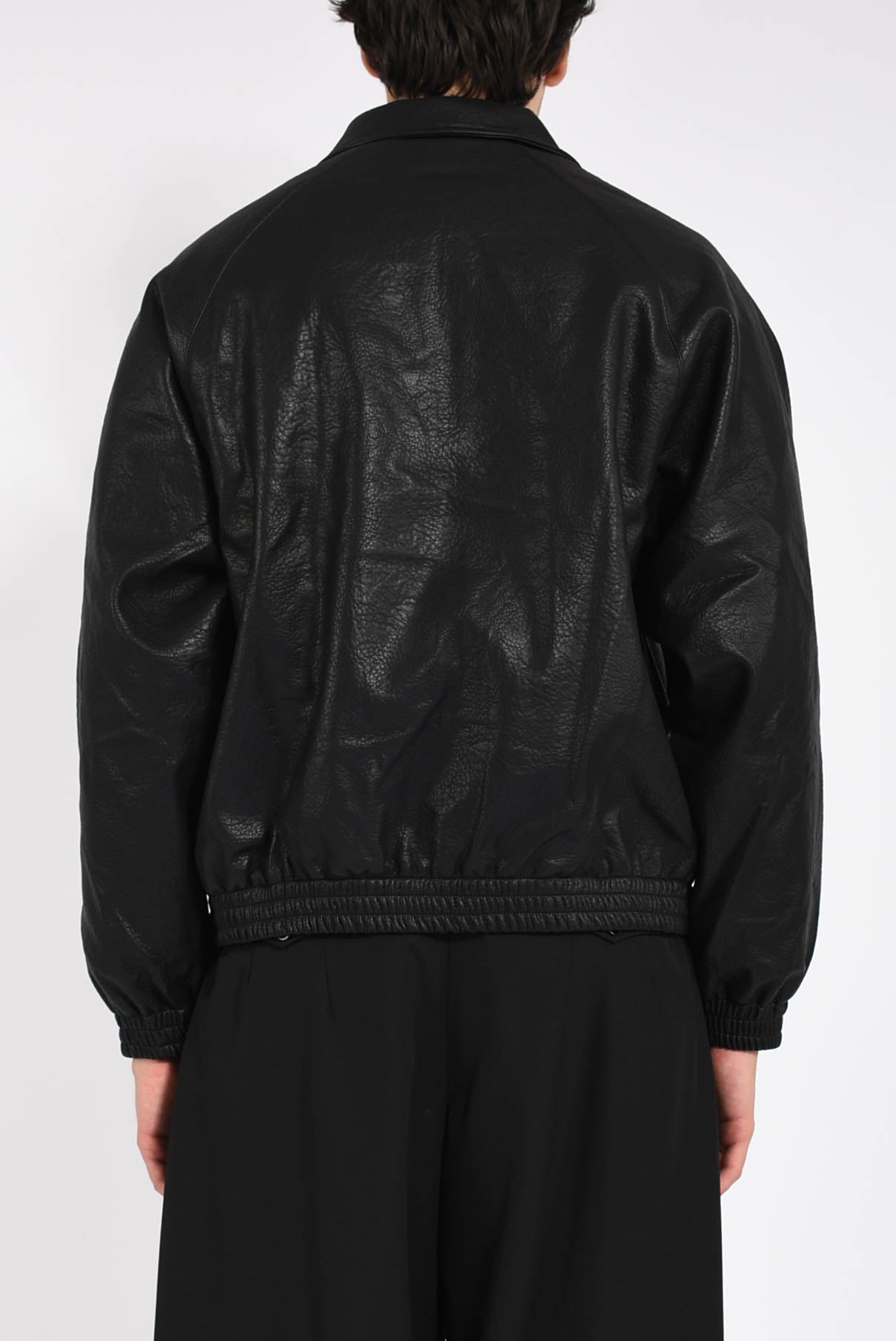 Giubbino basic leather