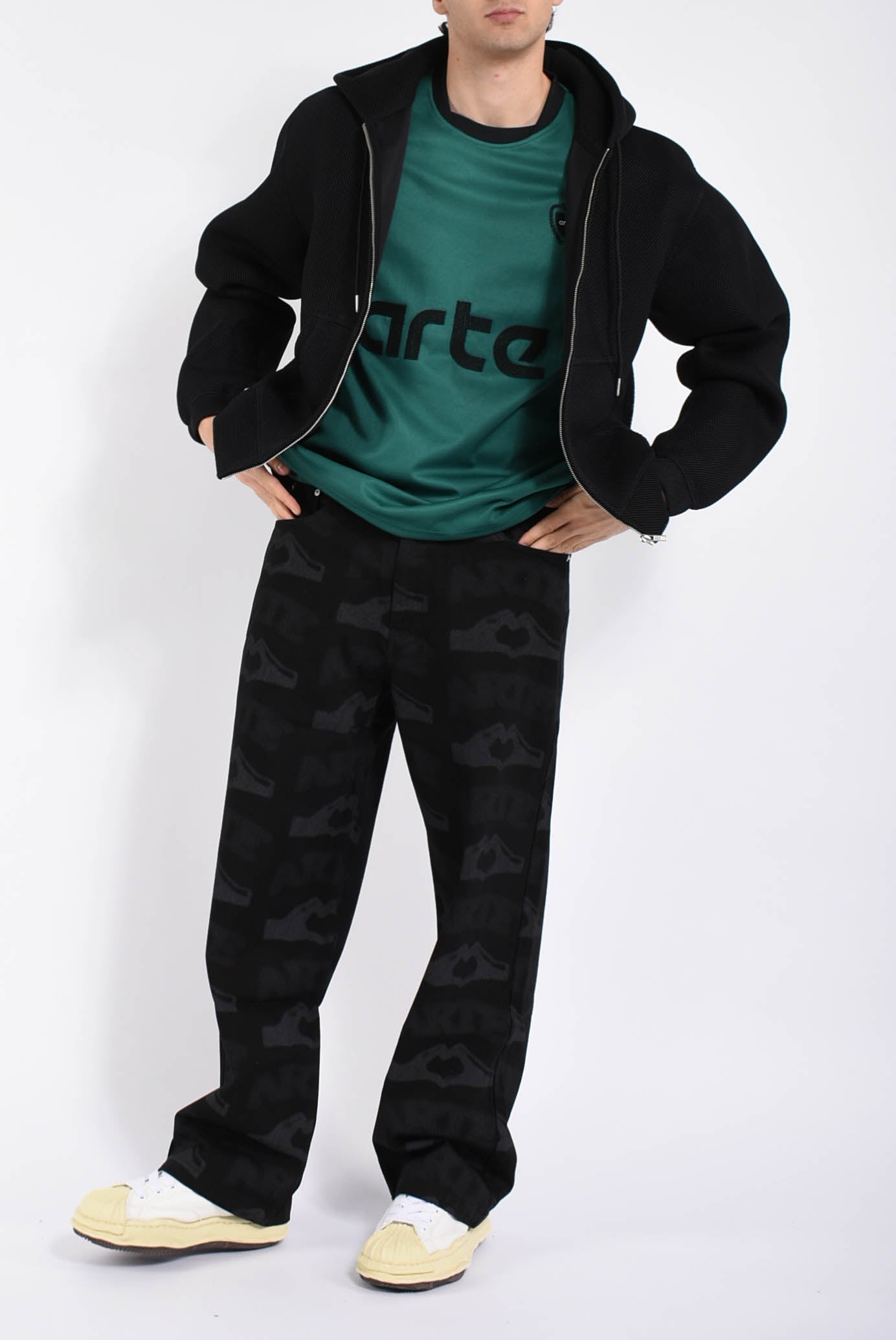 giubbino Mesh Hooded