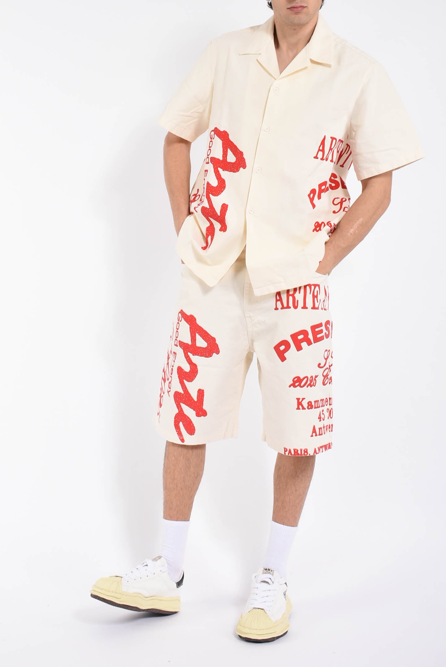 bermuda Red Print