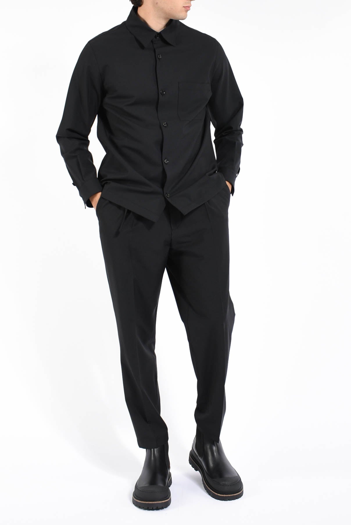 Pantaloni taka in misto lana