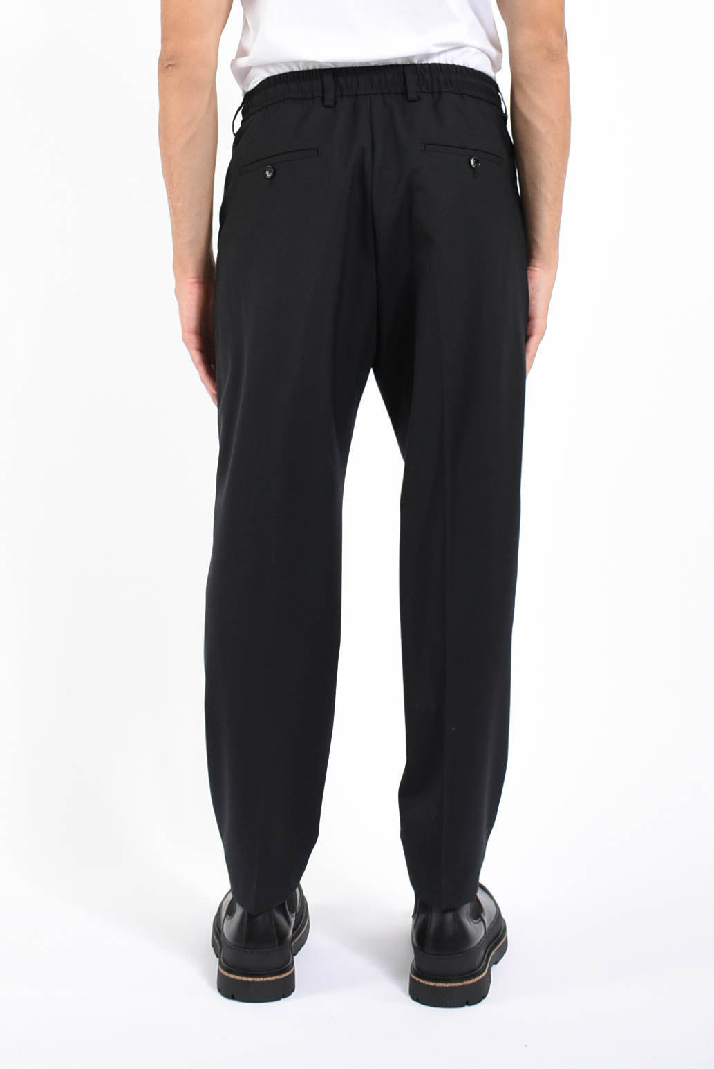 Pantaloni dominique in misto lana