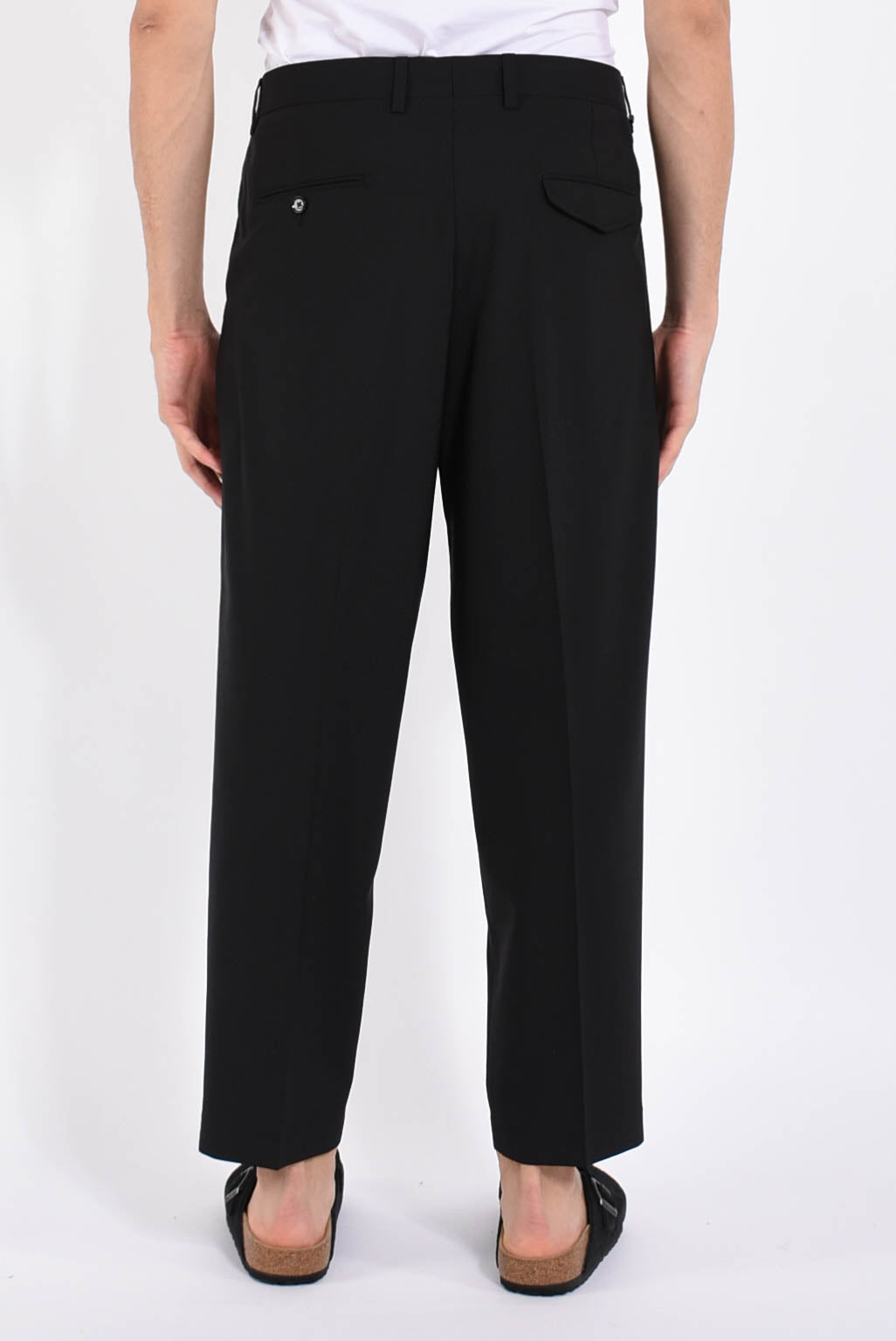 Pantaloni raul in fresco lana