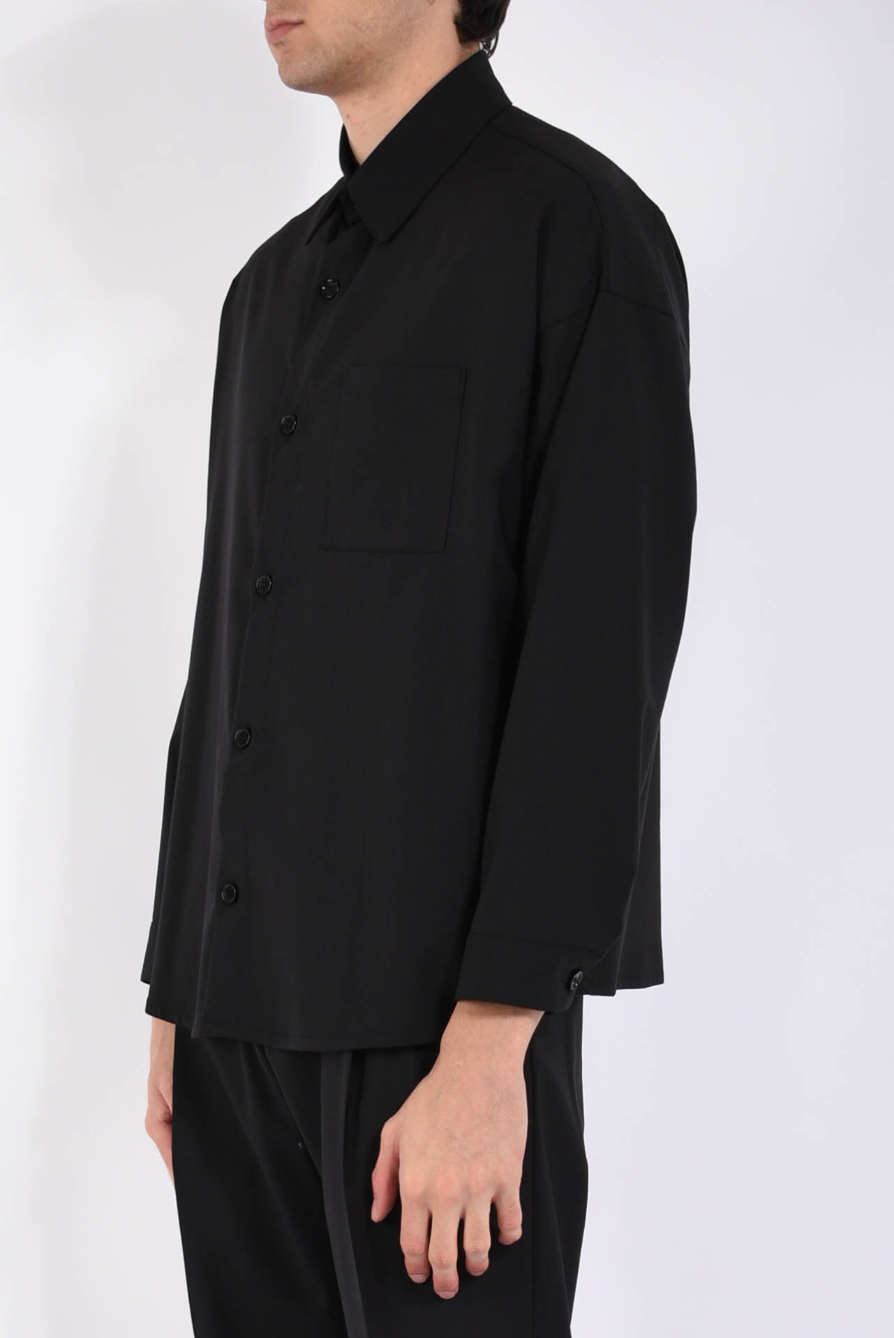 Camicia haler in fresco lana