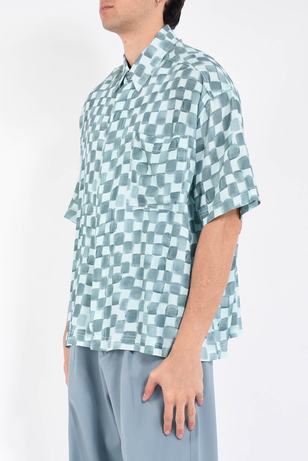 Camicia fantasia in viscosa