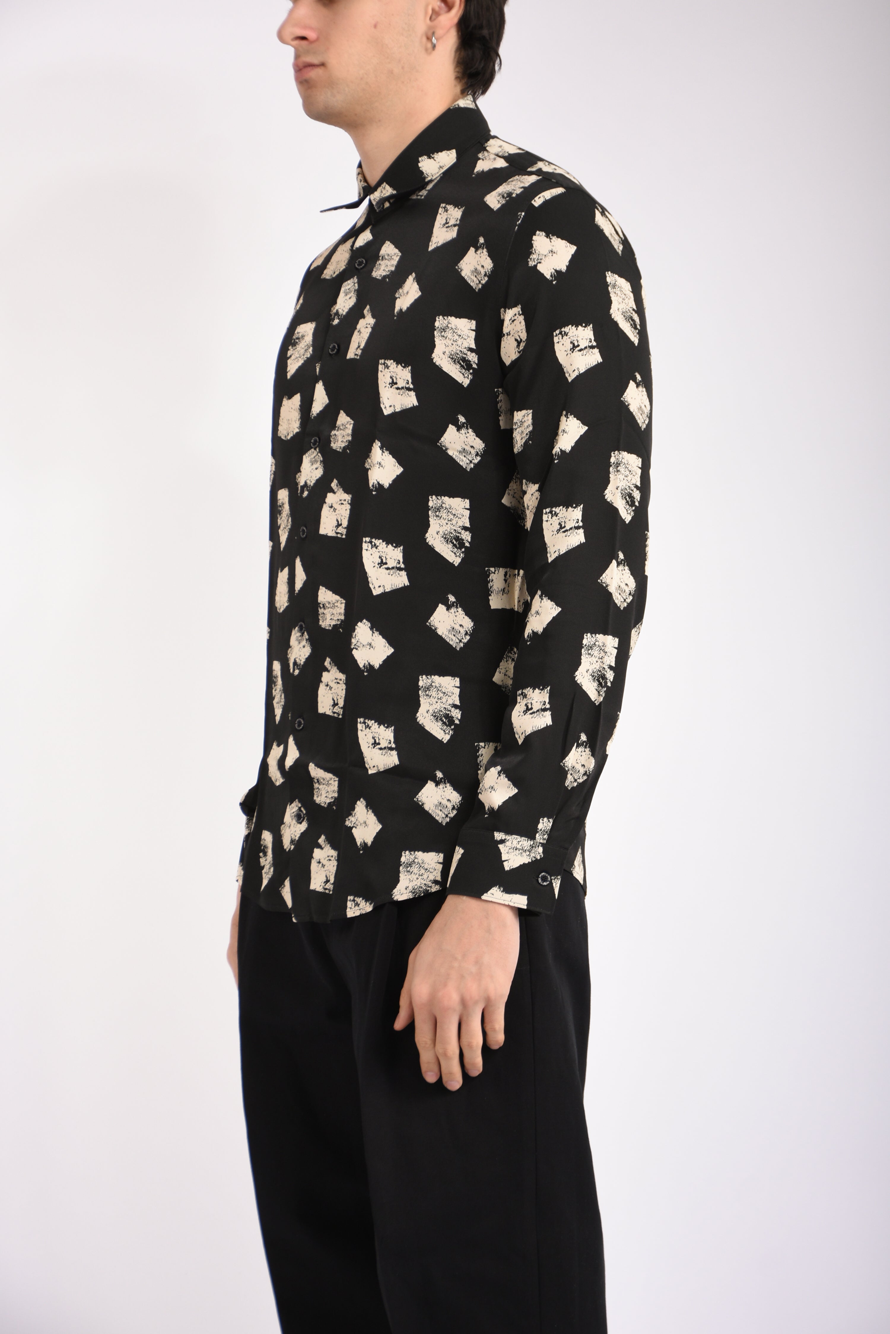 Camicia fantasia in viscosa