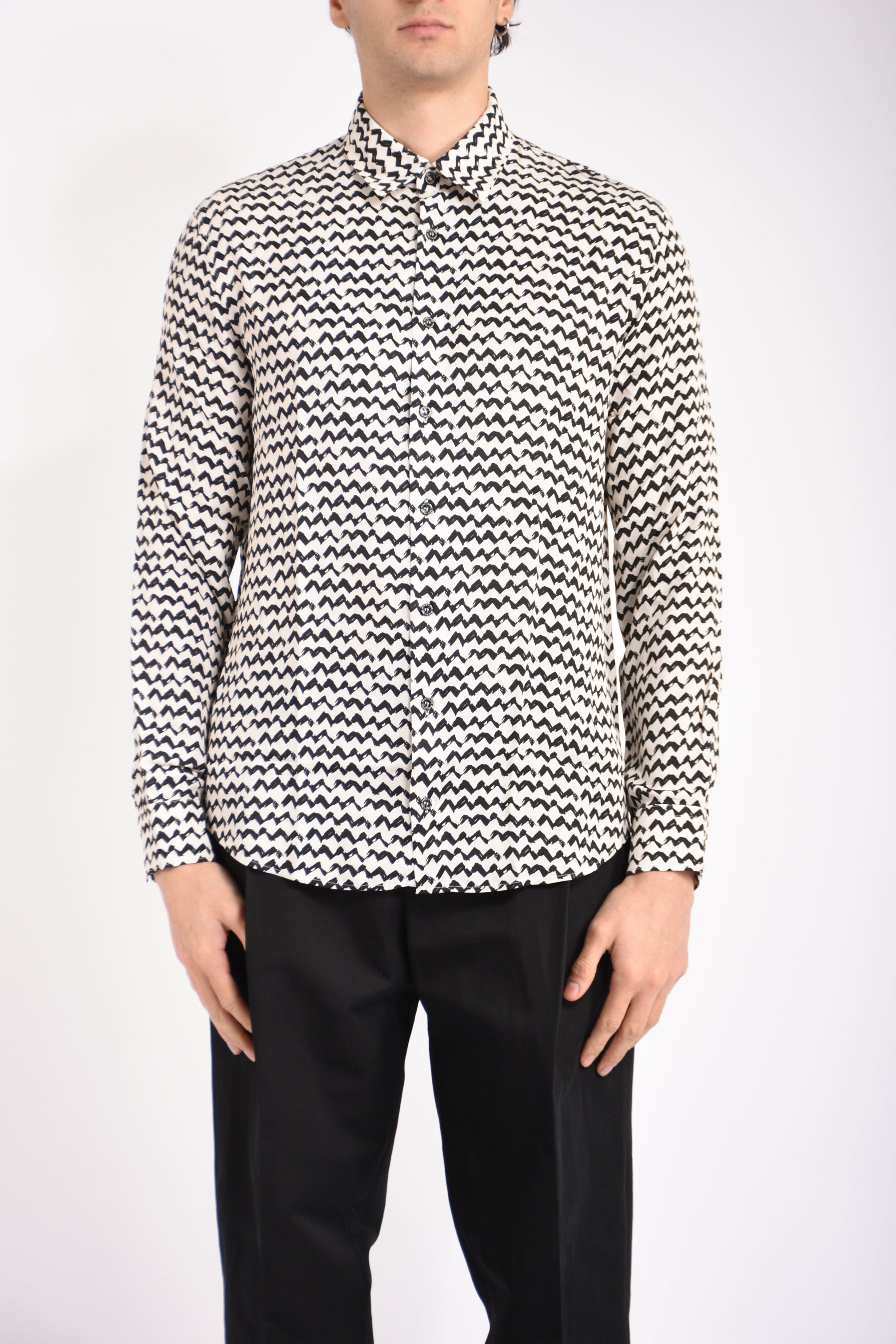 Camicia fantasia in viscosa