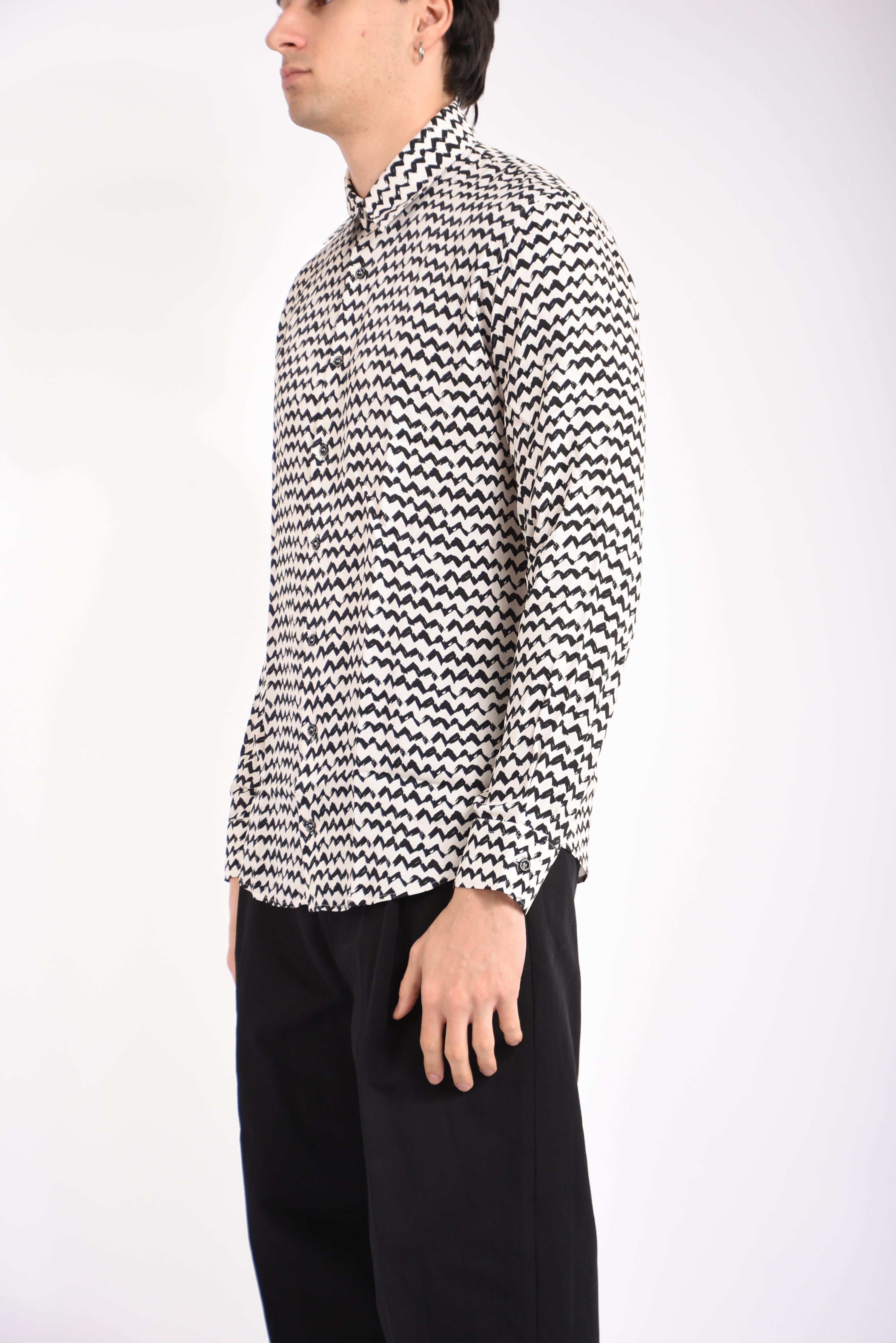 Camicia fantasia in viscosa