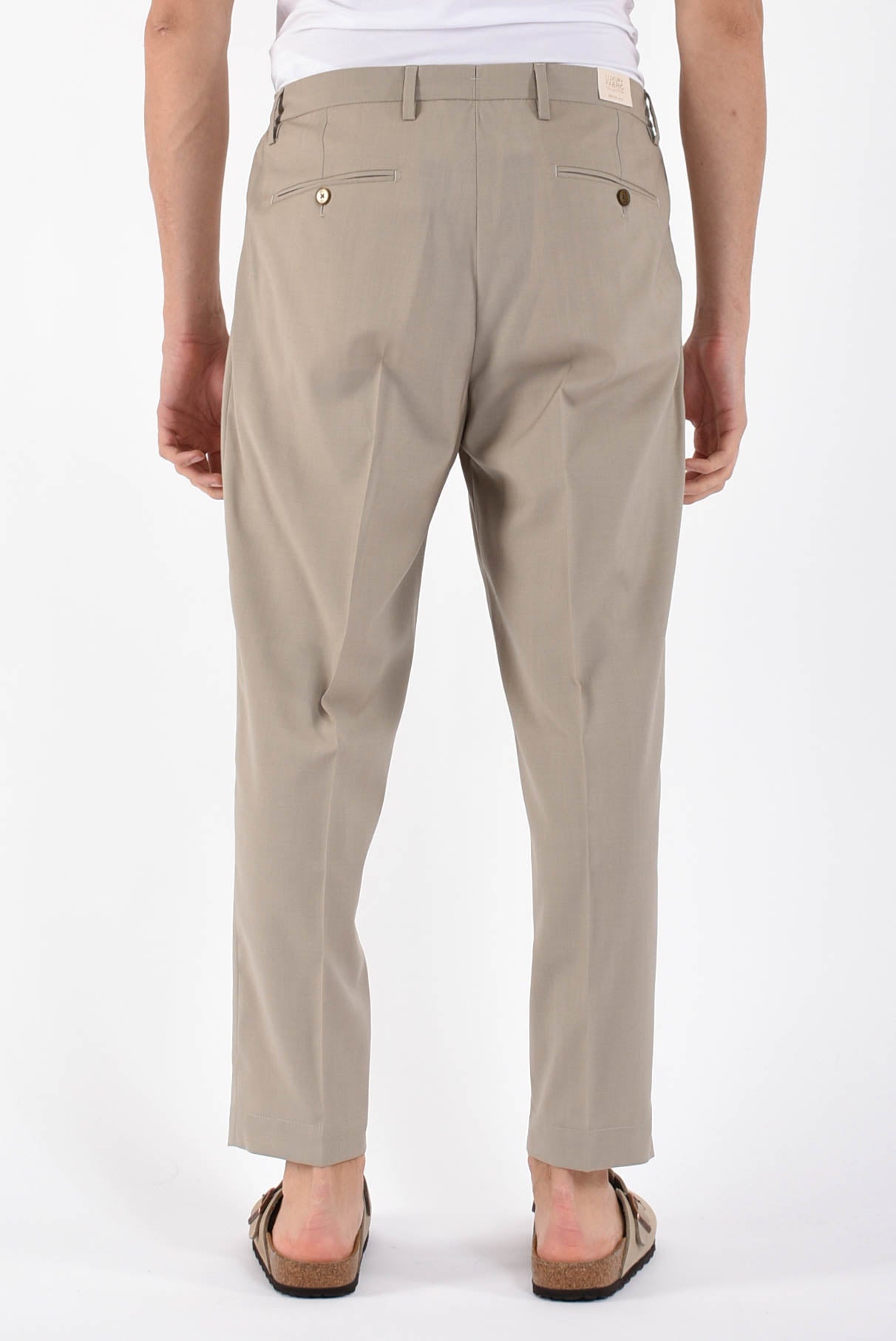 Pantaloni portobellos in fresco lana