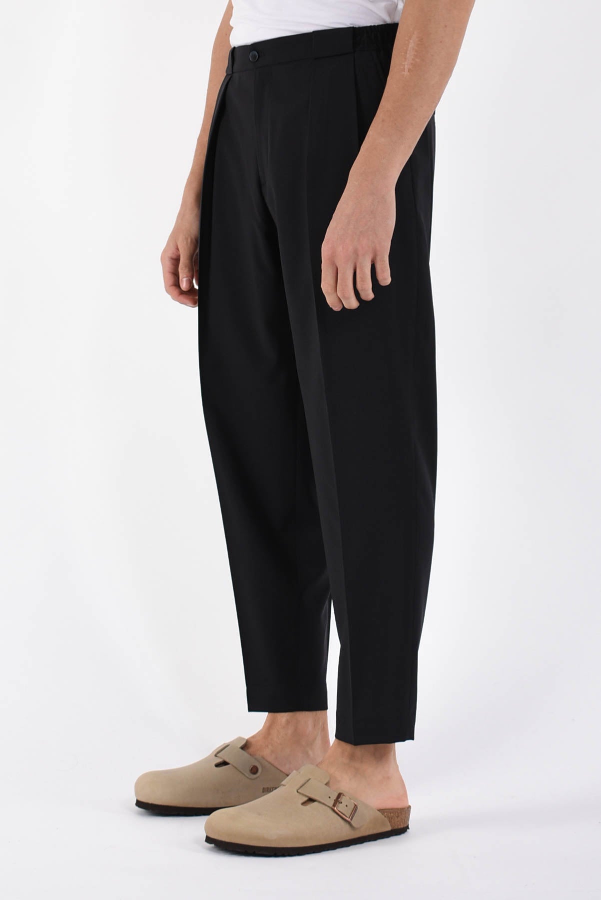 Pantaloni portobellos in fresco lana