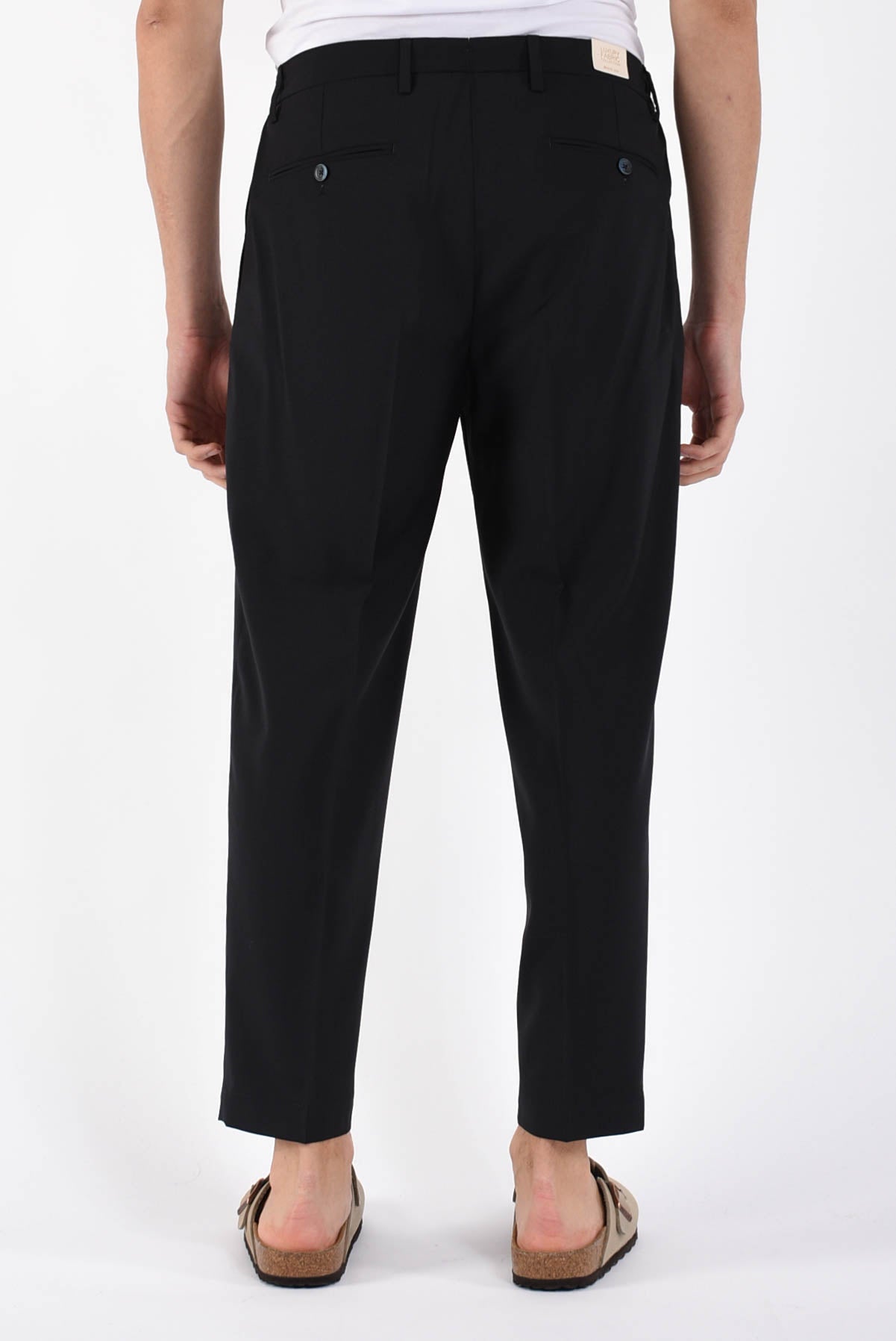 Pantaloni portobellos in fresco lana
