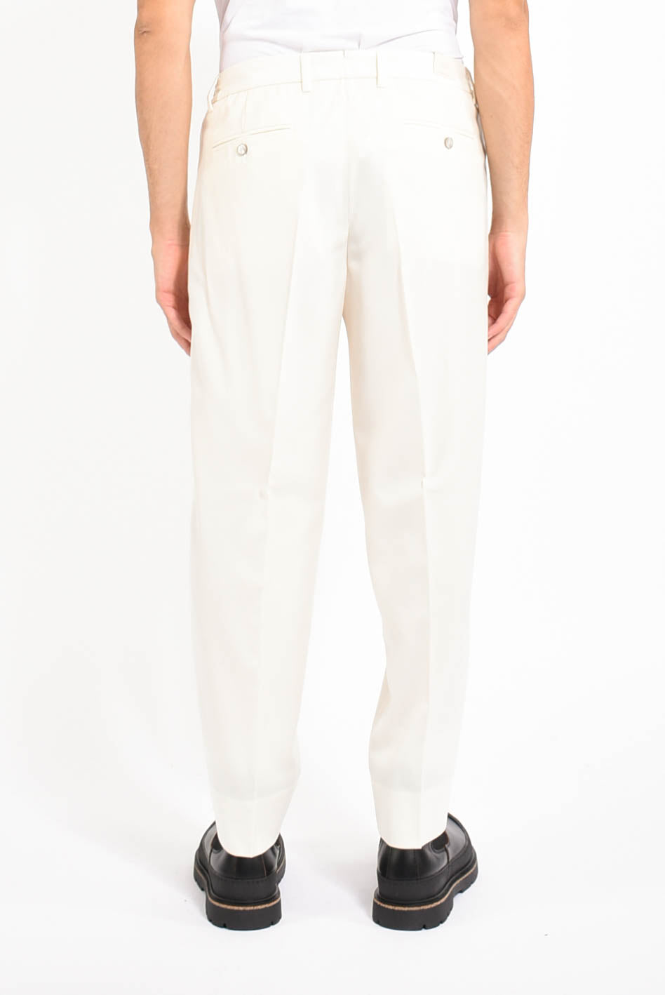 Pantaloni manhattans in lana