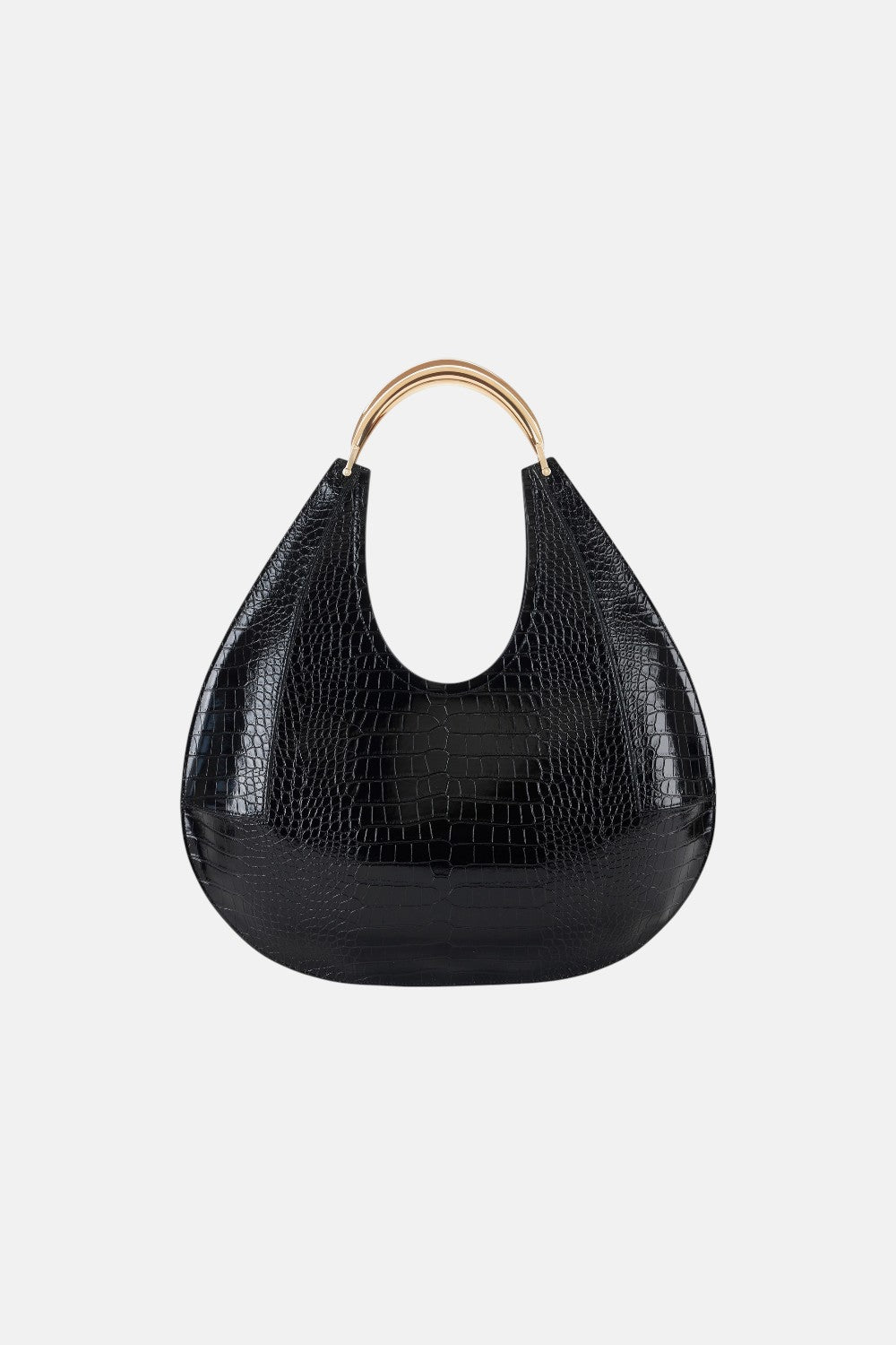 borsa a mano grande con manico gioiello