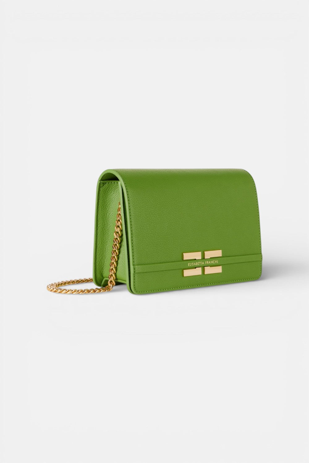 Borsa a tracolla con placca logo