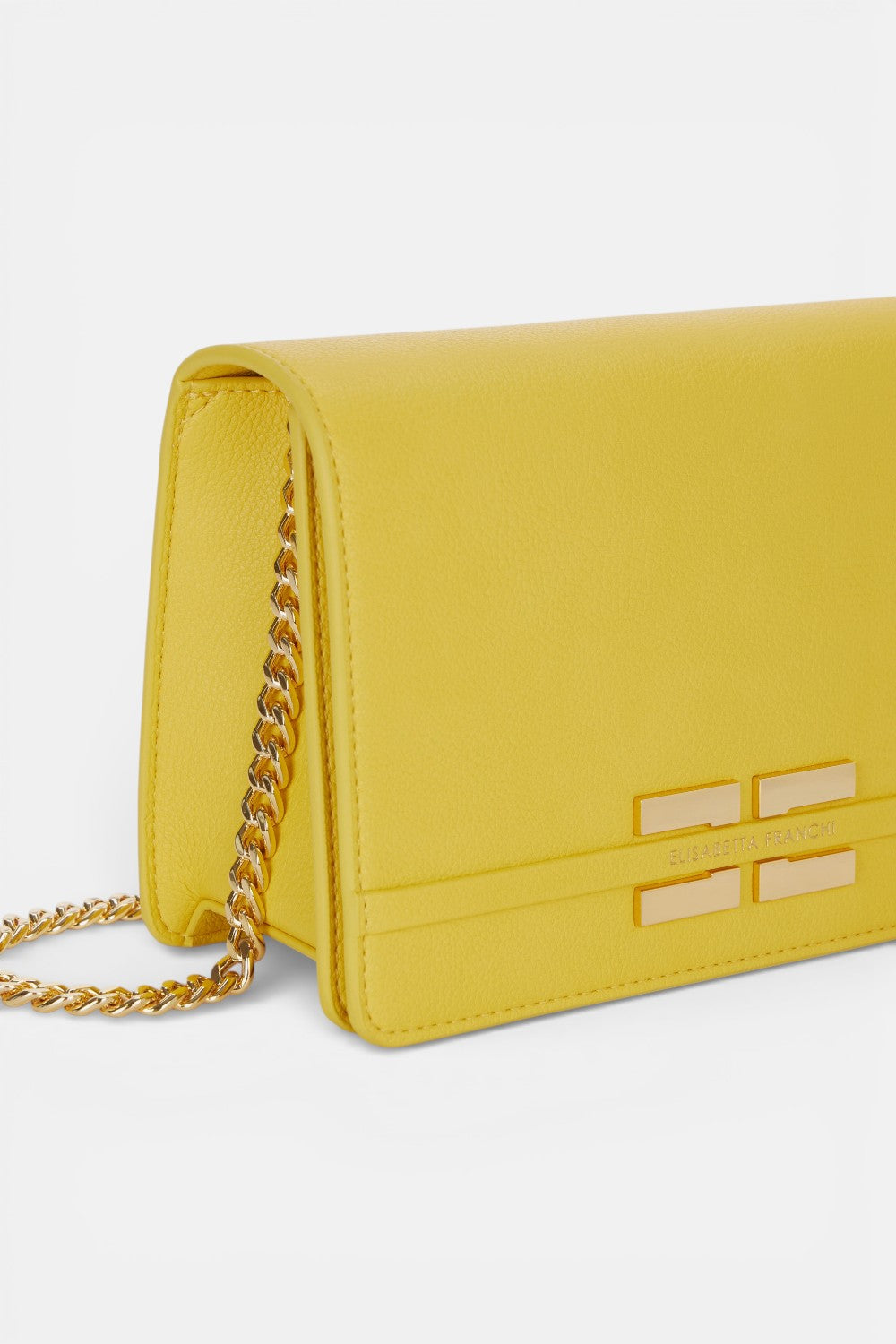 Borsa a tracolla con placca logo