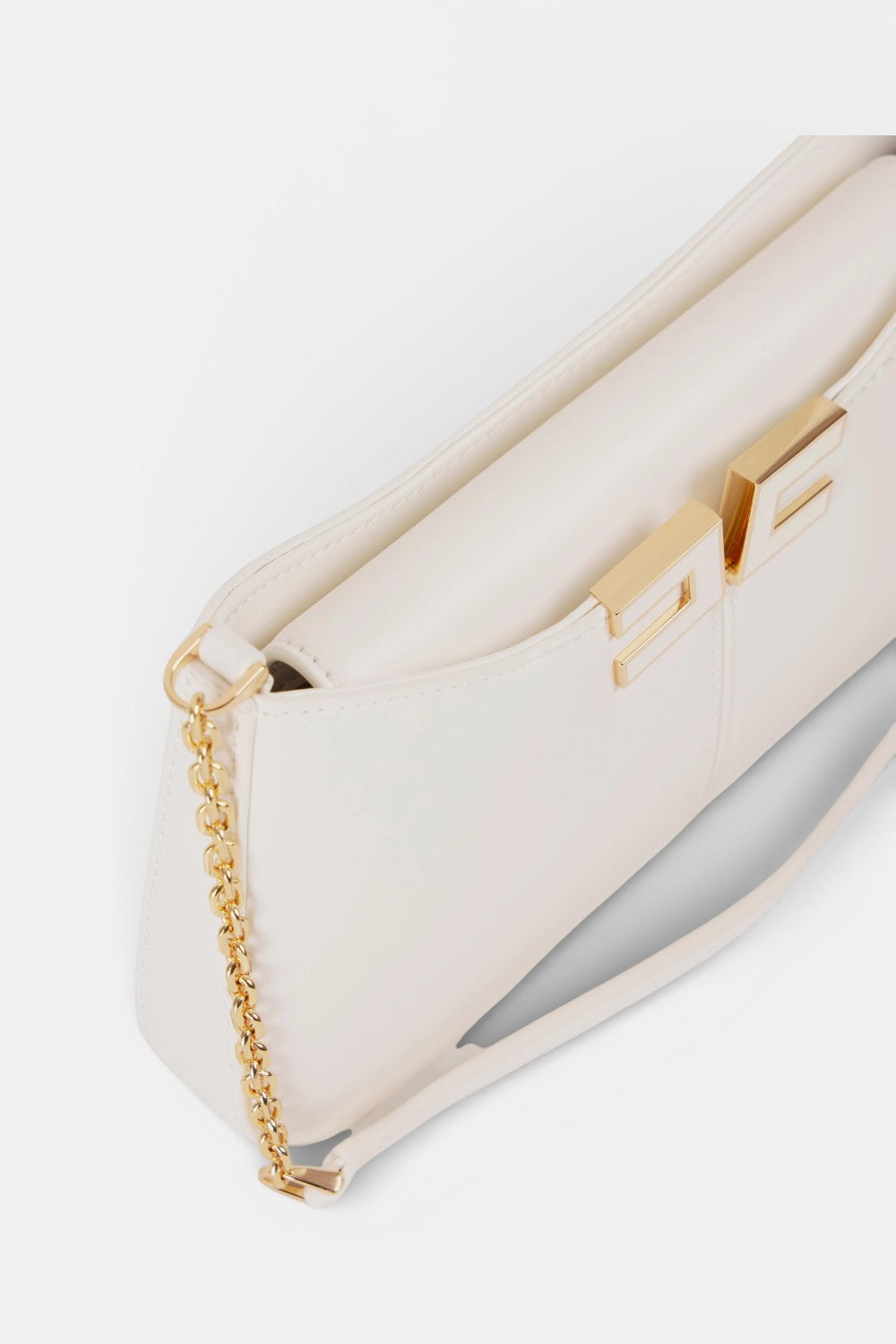 Borsa a spalla con dettaglio logo