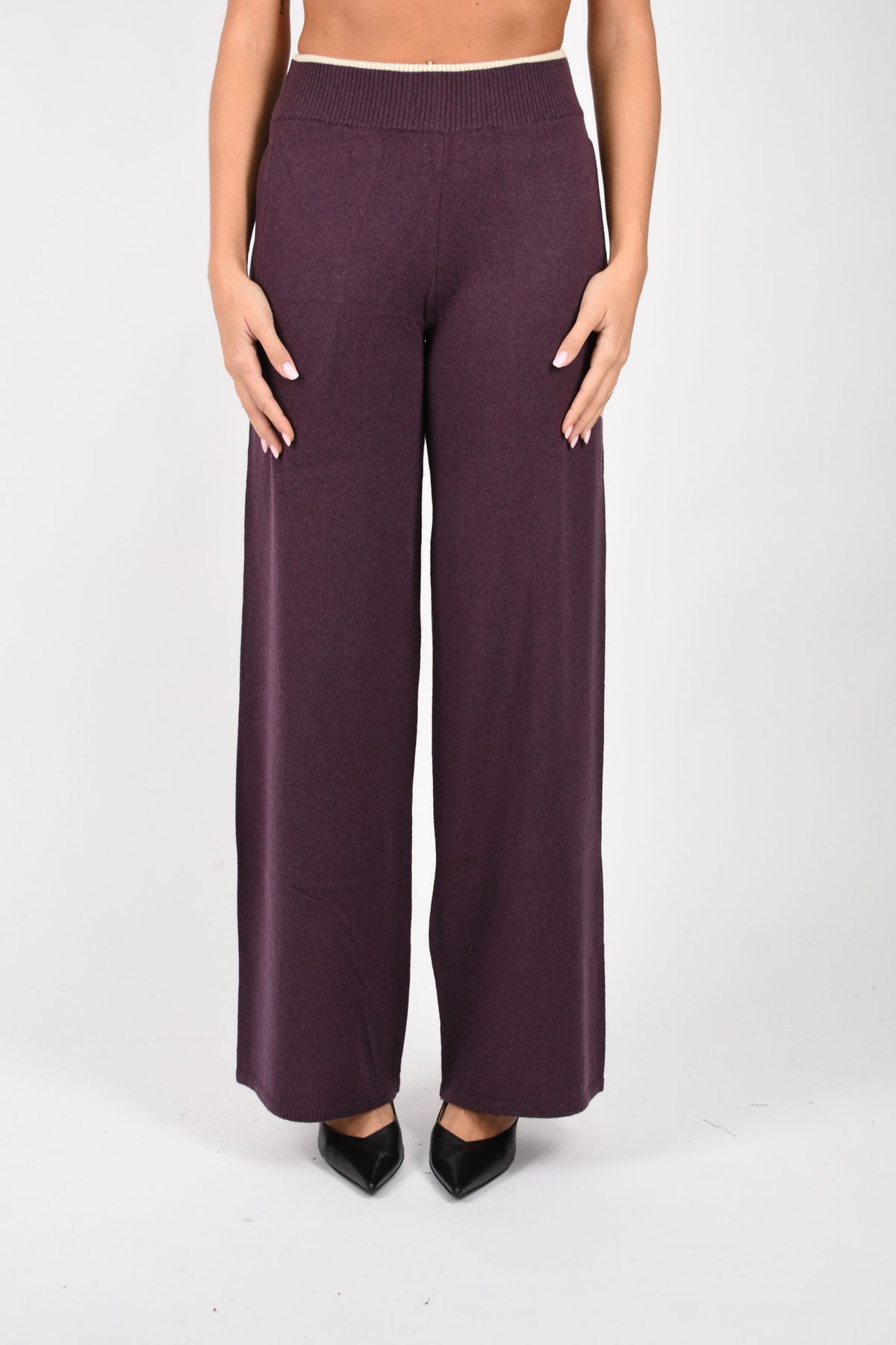PANTALONI IN LANA E CASHMERE 107208A3G1