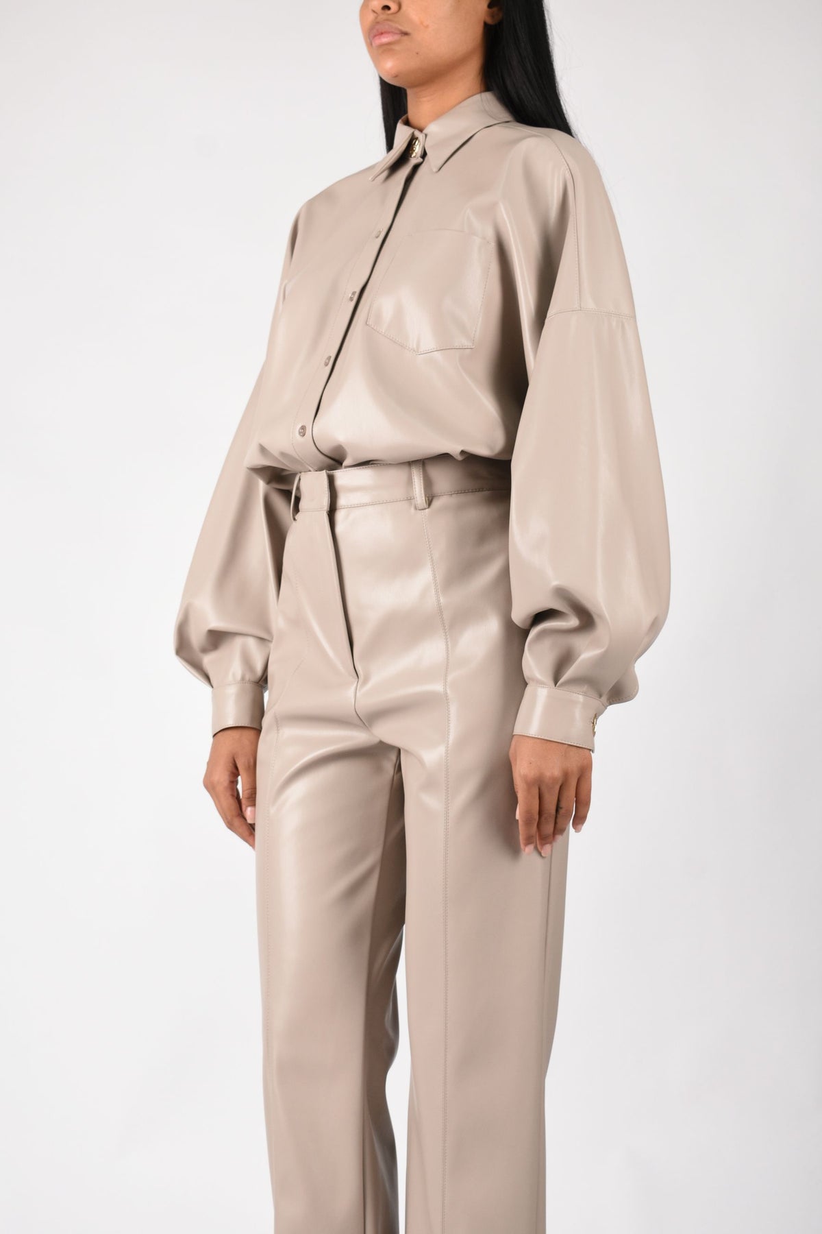 Camicia in vegan leather A26CPCA00301