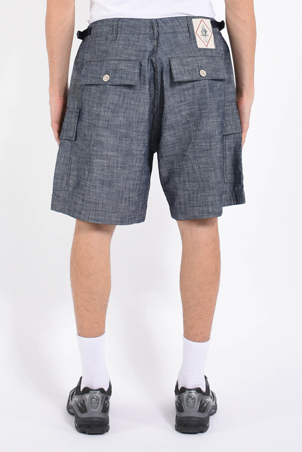 Bermuda cargo in chambray