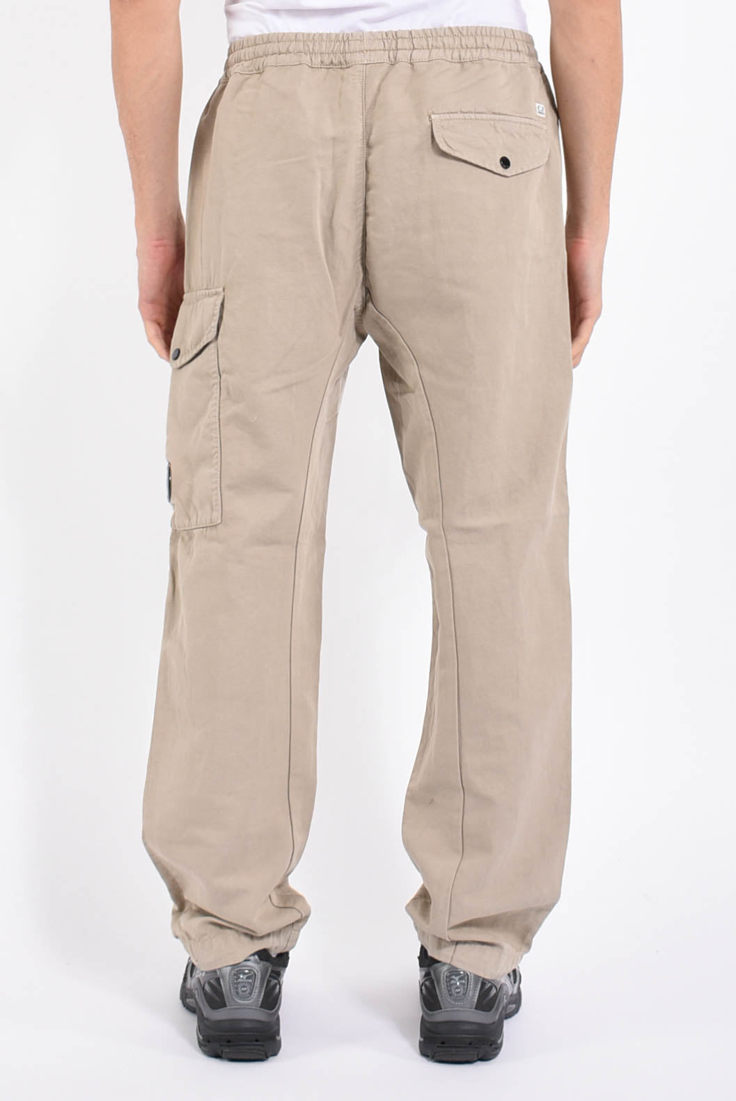 Pantaloni cargo in lino
