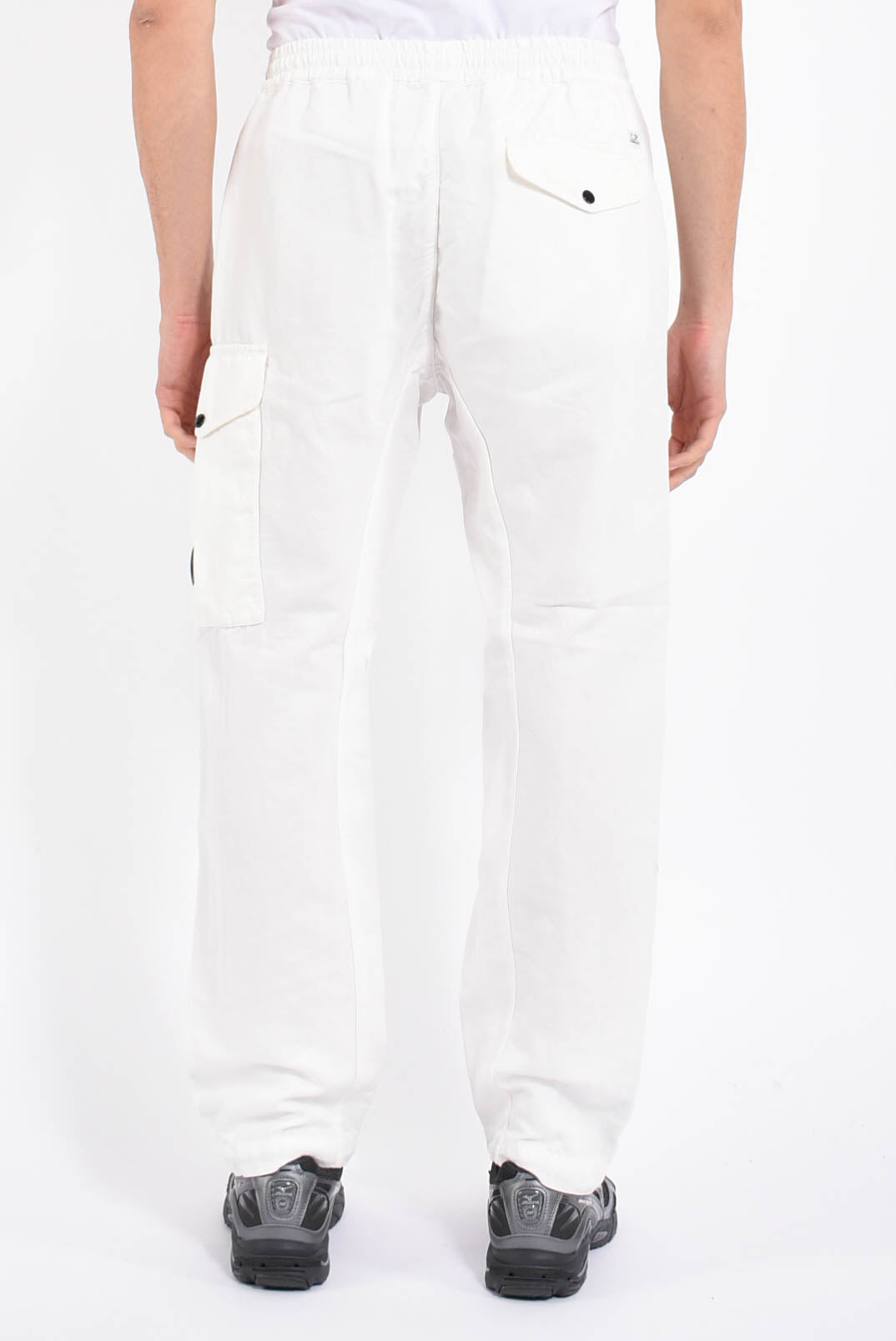 Pantaloni cargo in lino
