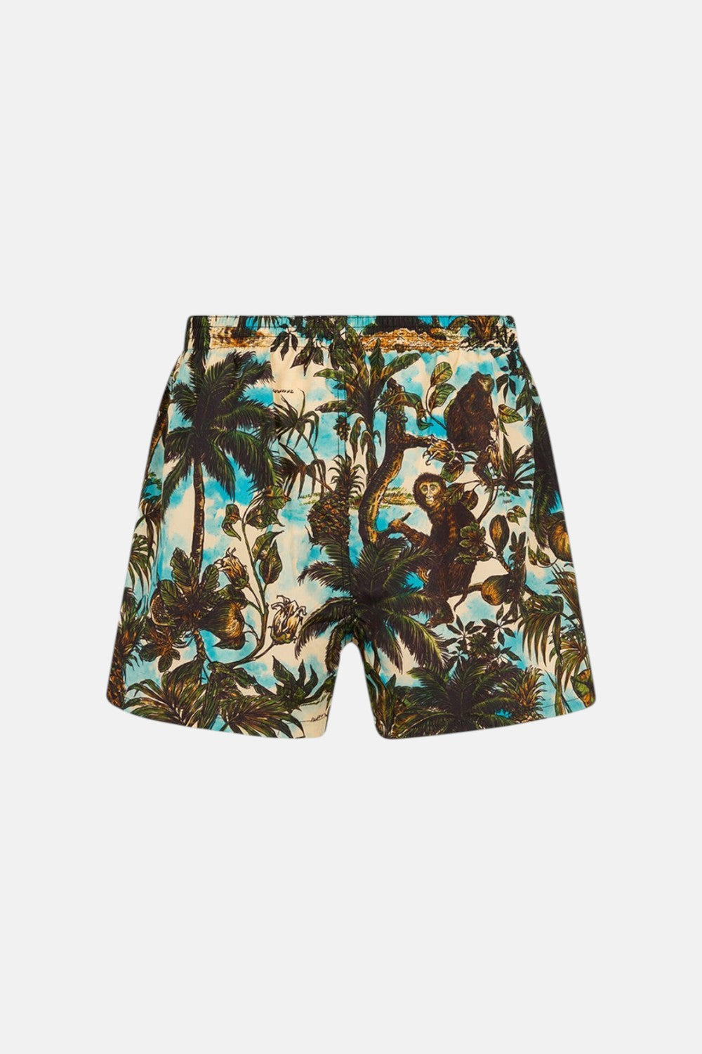 costume boxer con stampa tropicale