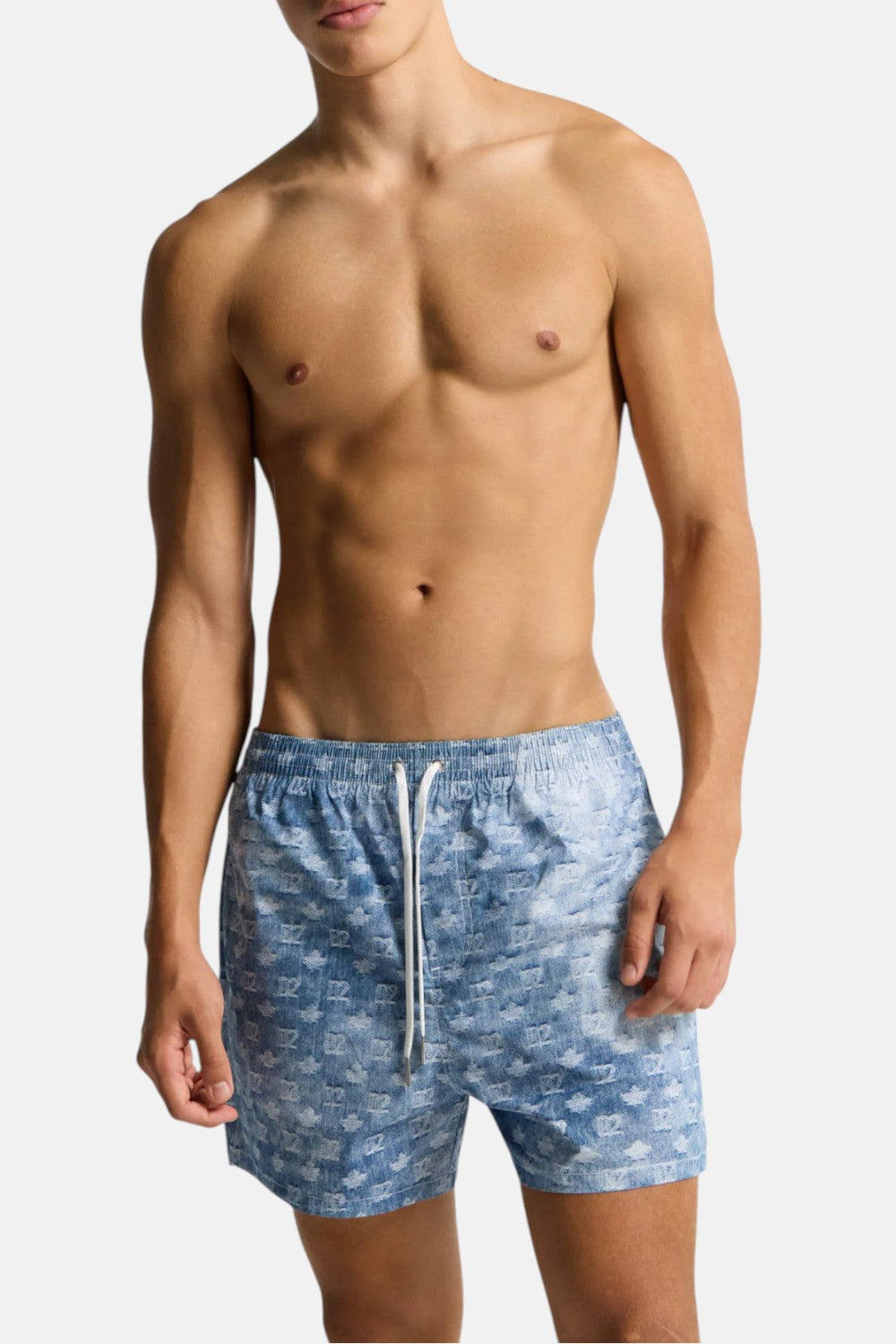 costume boxer con stampa mongram