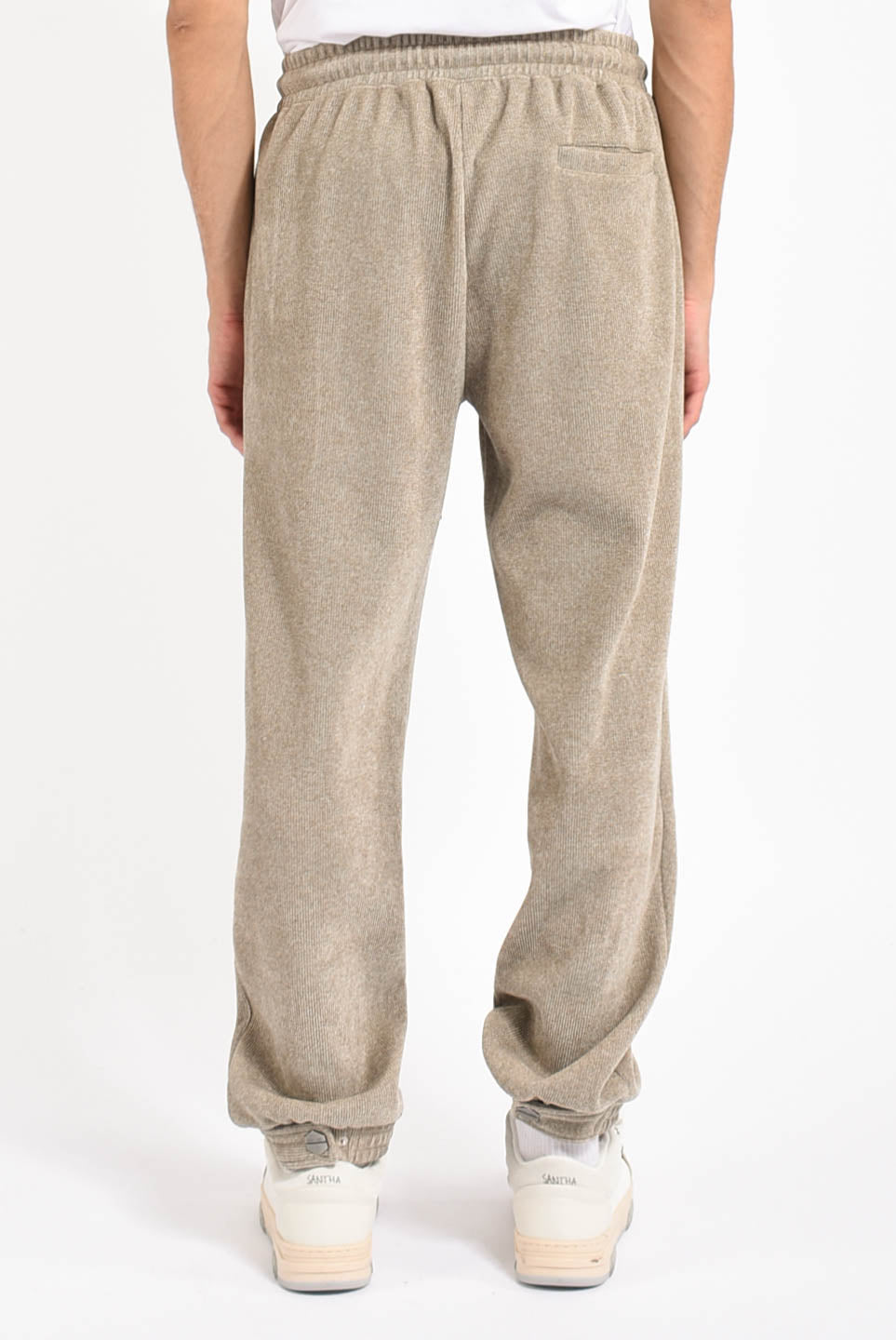 Pantaloni jogging in velluto