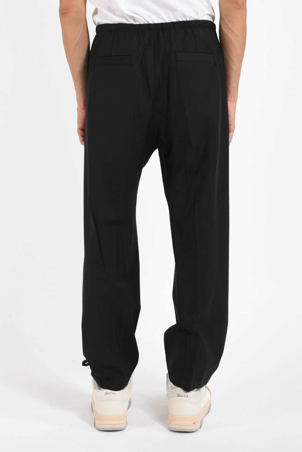Pantaloni in misto lana