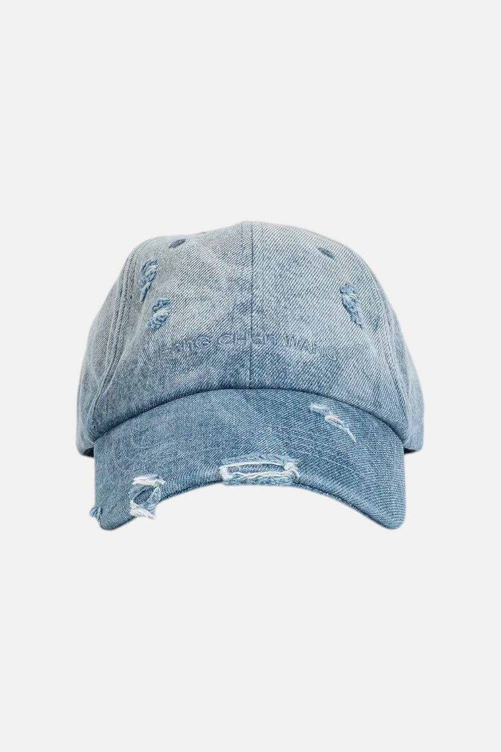 cappello effetto denim lavato e stampato